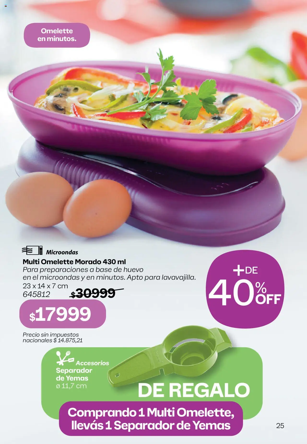Tupperware - Campaña 16/2025 │ válido desde el 21.09.2025 | Página: 26 | Productos: Huevo, Microondas