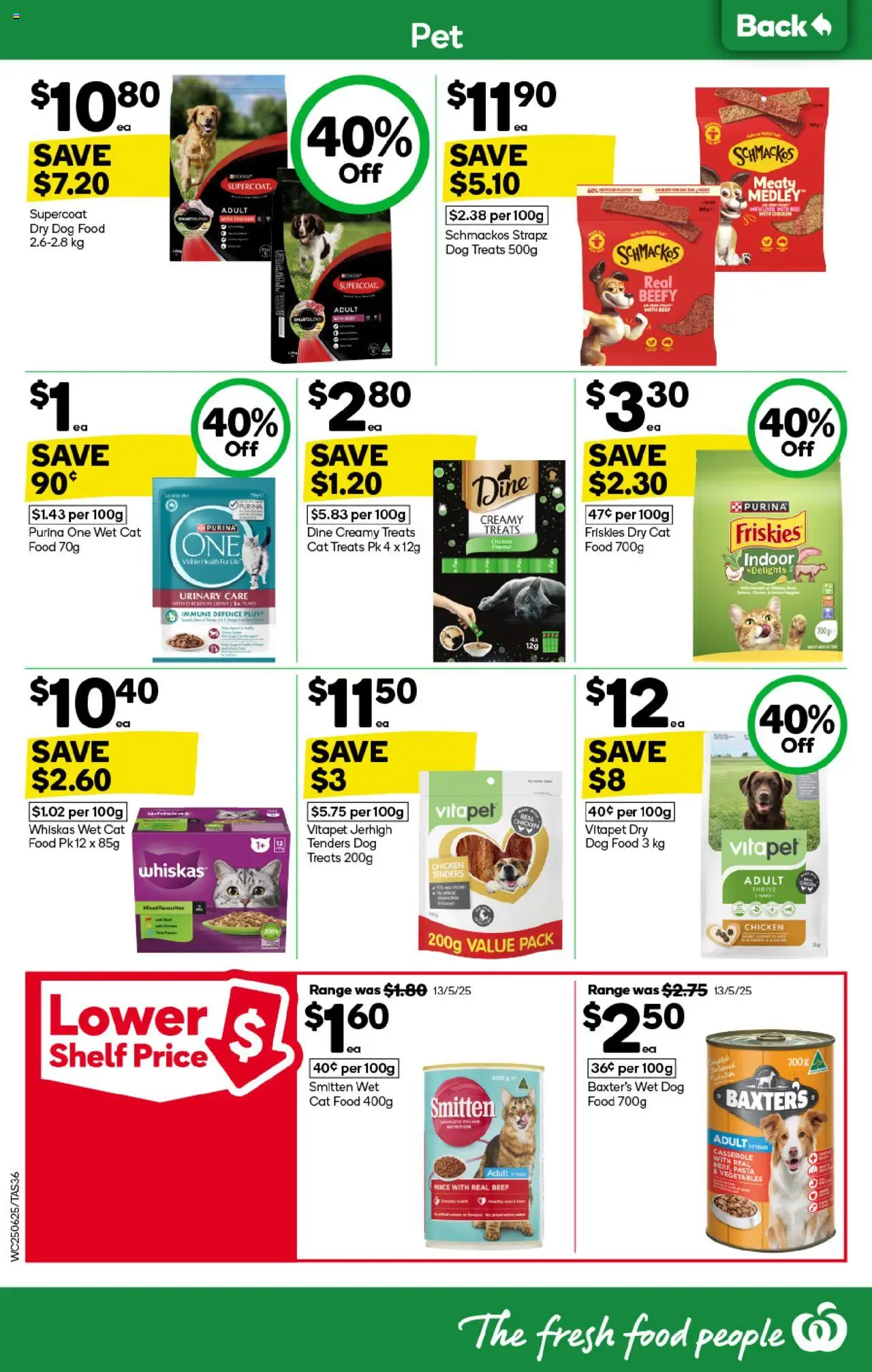 Woolworths catalogue - valid from 25.06.2025 | Page: 36 | Products: Chicken, Beef, Pasta, Dog food