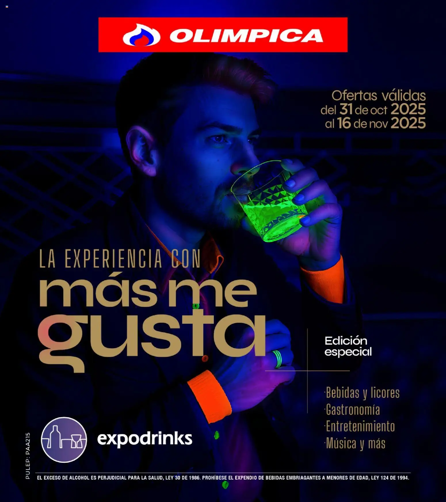 Olímpica revista - valida desde el 31.10.2025 | Página: 1 | Productos: Tintura