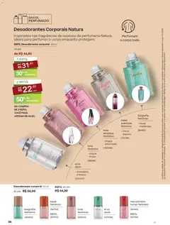 Natura - Ciclo 01/2026 - Pré-Visualização do folheto da loja Natura, válido de 26.12.2025 | Página: 56