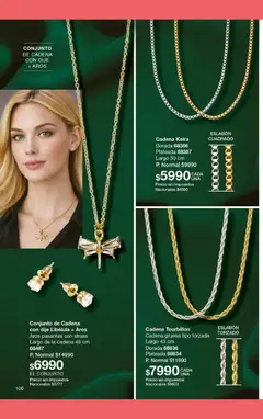 Vista previa Gigot - CAMPAÑA 07 válido desde el 01.04.2026 | Página: 106 | Productos: Conjunto, Aros, Dije, Cadena