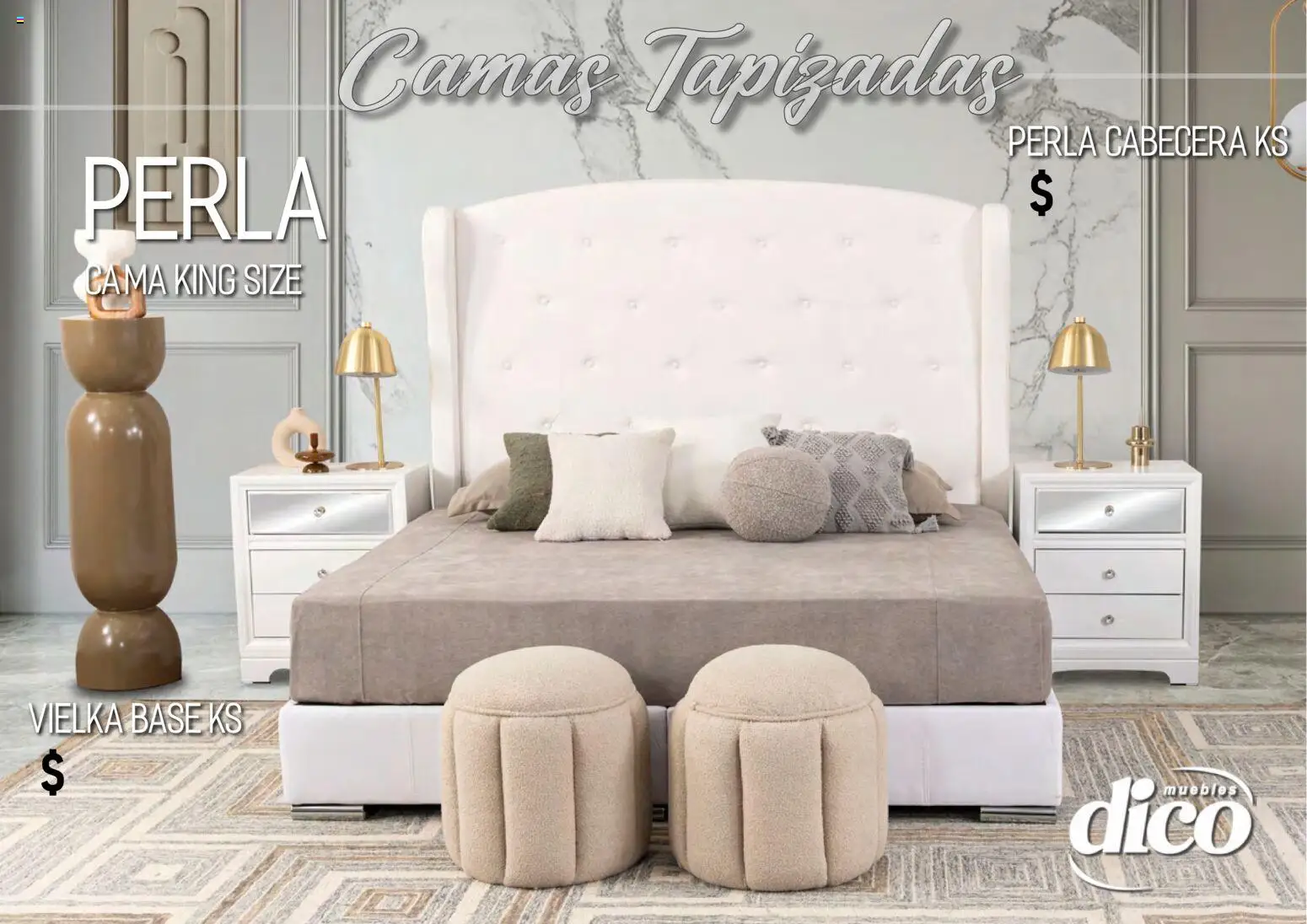 Nuevas ofertas de Muebles Dico válidas en toda la República Mexicana desde el 01.04.2026. ¡Encuentra las mejores ofertas en Muebles Dico catálogo Camas tapizadas ! | Página: 7