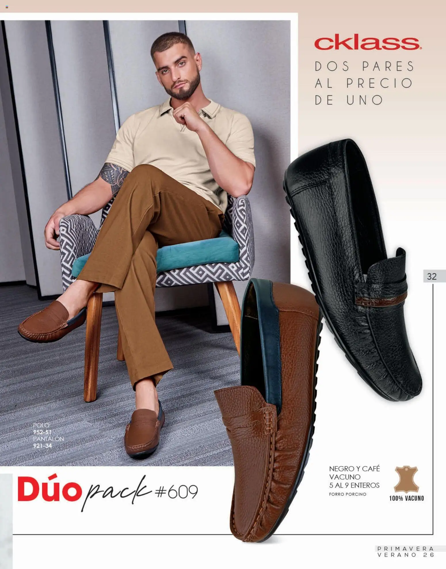 Nuevas ofertas de Cklass válidas en toda la República Mexicana desde el 02.01.2026. ¡Encuentra las mejores ofertas en Cklass catálogo Calzado Caballero! | Página: 33 | Productos: Café