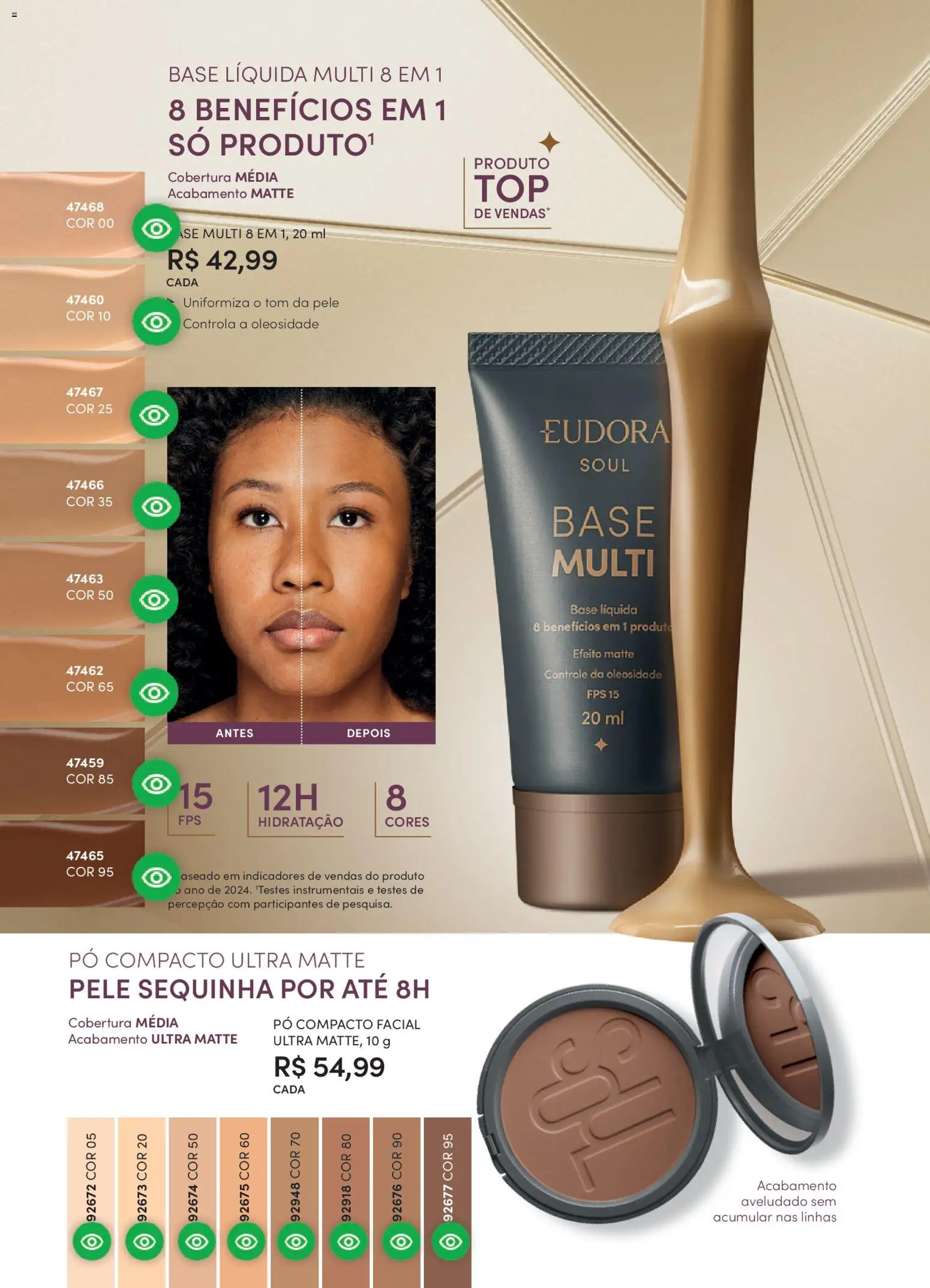 Eudora Folheto - válido de 17.12.2025 | Página: 81 | Produtos: Pó compacto, Pó, Base