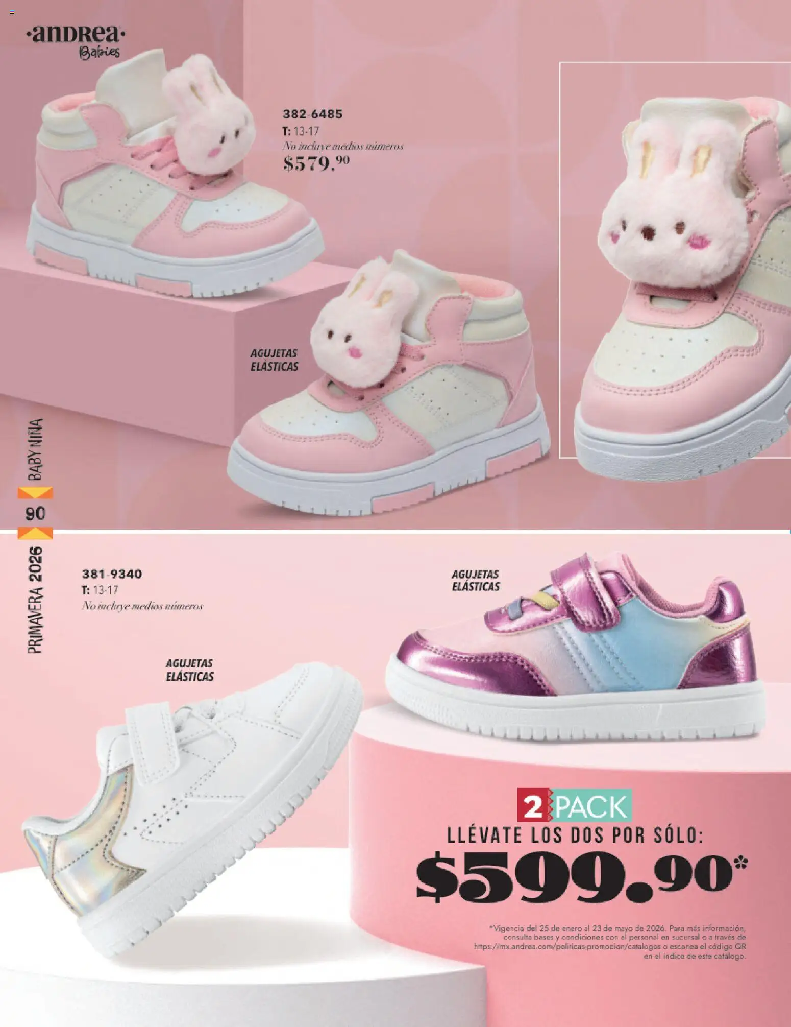 Nuevas ofertas de Andrea válidas en toda la República Mexicana desde el 25.01.2026. ¡Encuentra las mejores ofertas en Andrea catálogo Infantil Baby ! | Página: 14