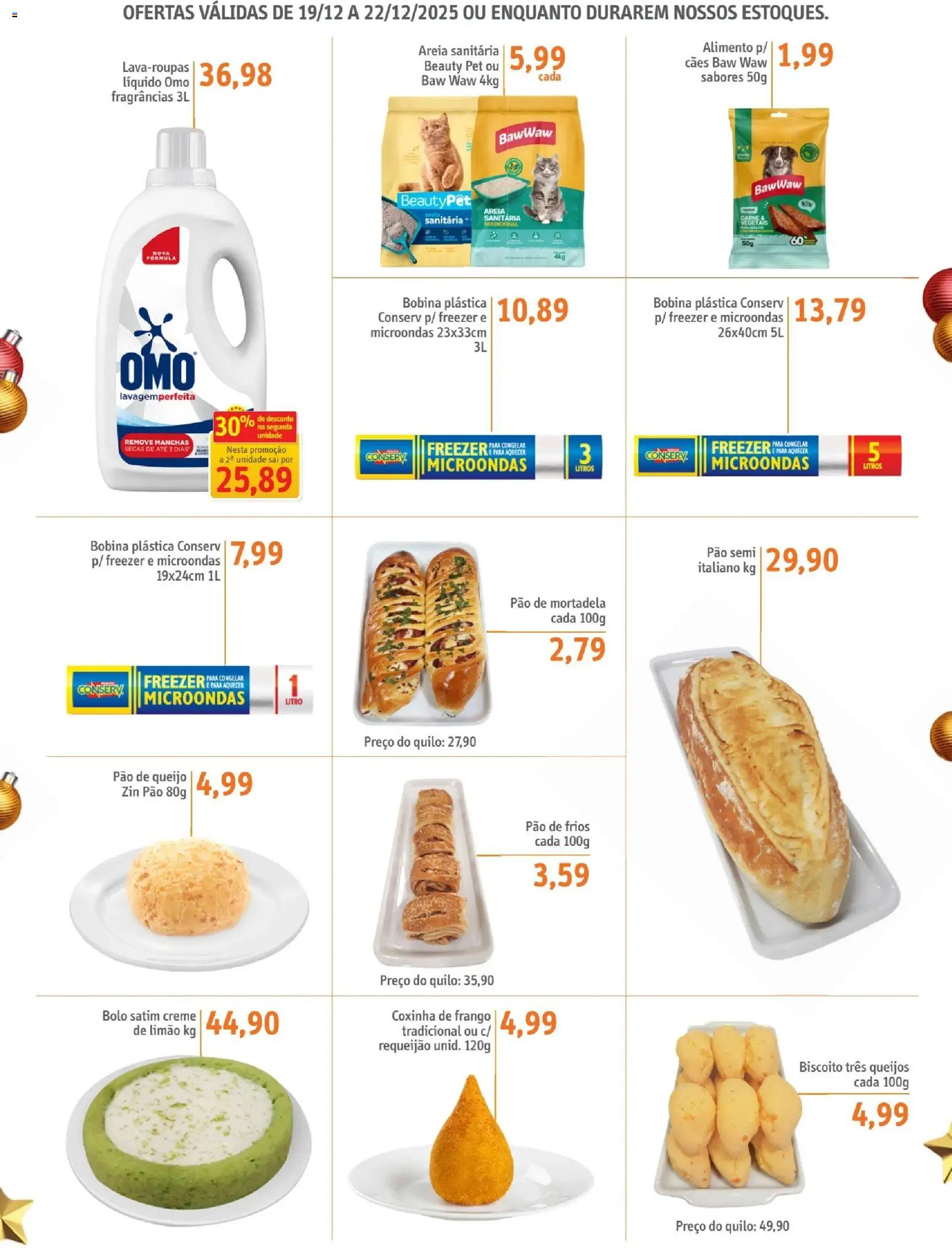 Sonda Folheto - válido de 19.12.2025 | Página: 4 | Produtos: Areia, Microondas, Requeijão, Pão de queijo