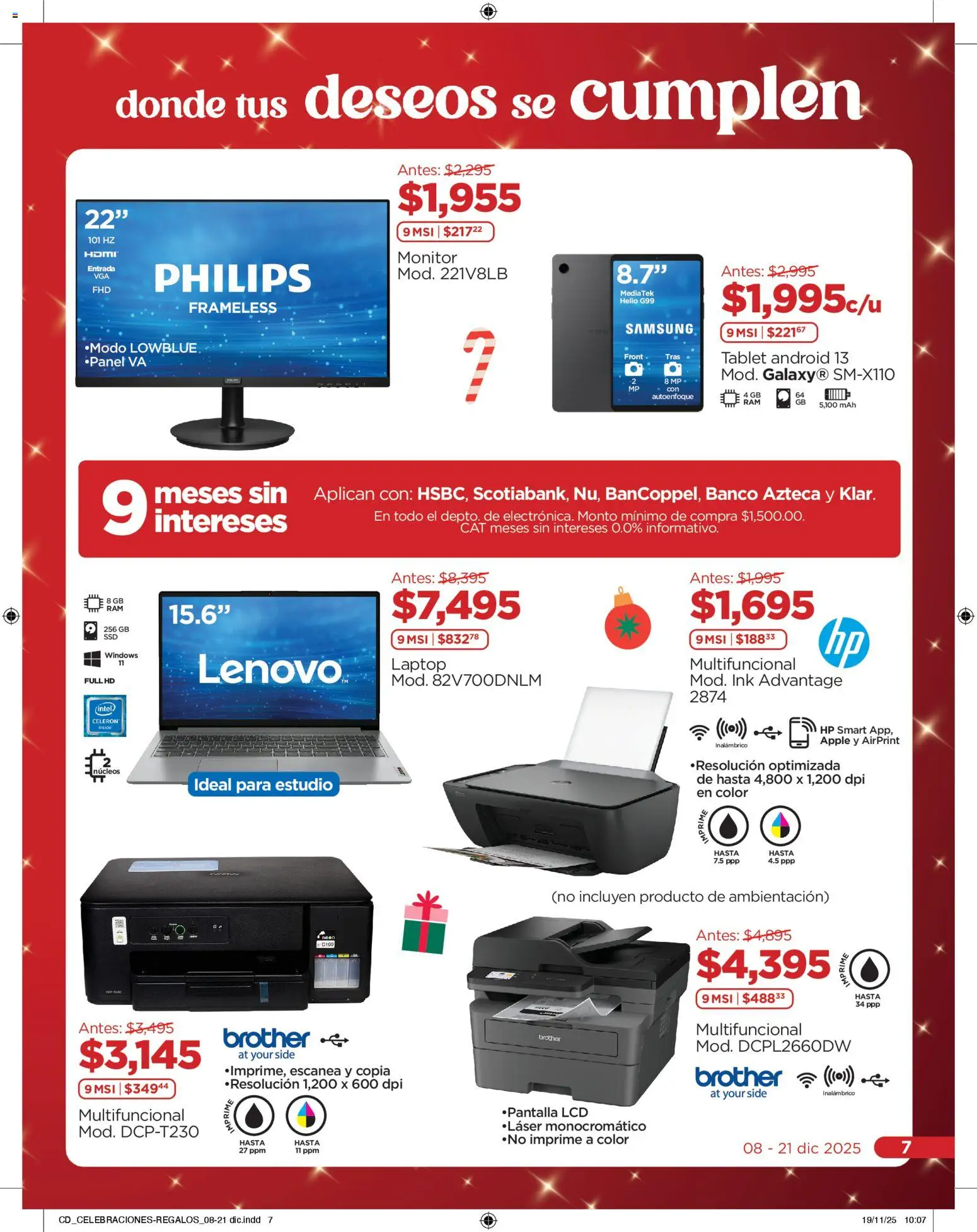 Nuevas ofertas de Chedraui válidas en toda la República Mexicana desde el 08.12.2025. ¡Encuentra las mejores ofertas en Chedraui folleto Navidad! | Página: 7