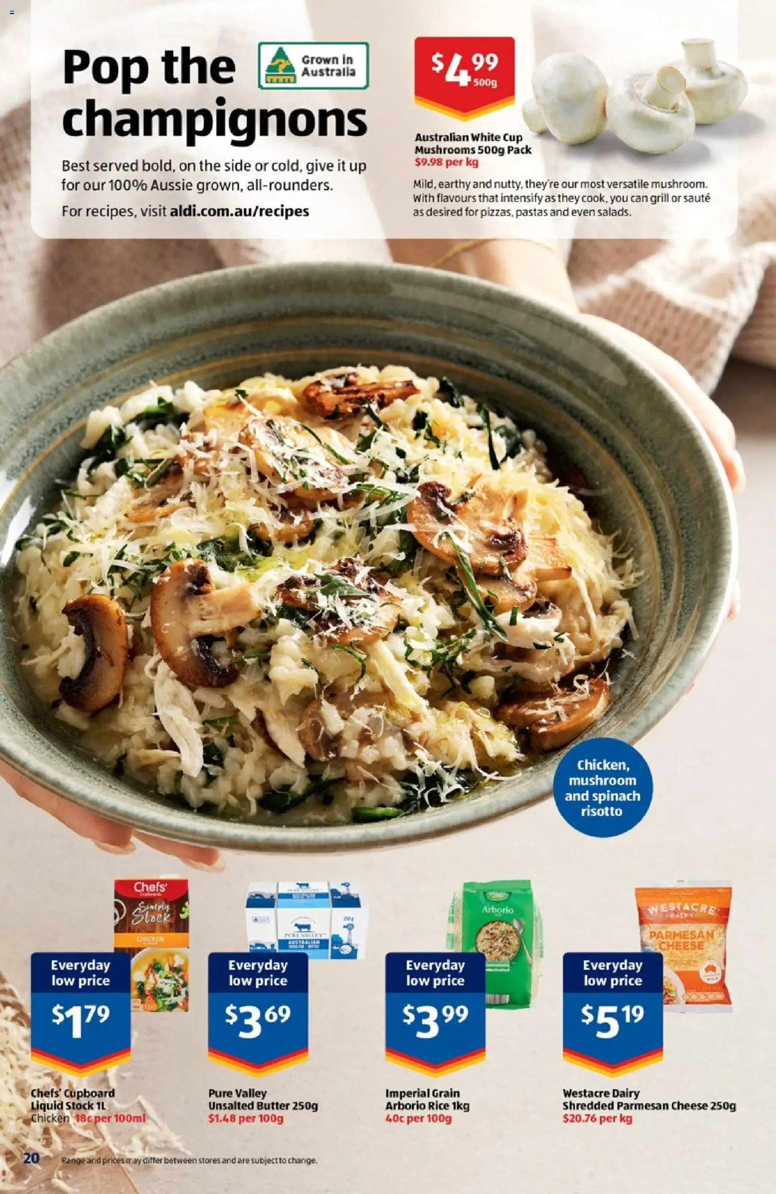 Aldi catalogue - valid from 15.04.2026 | Page: 20 | Products: Cupboard, Dairy, Chicken, Grill