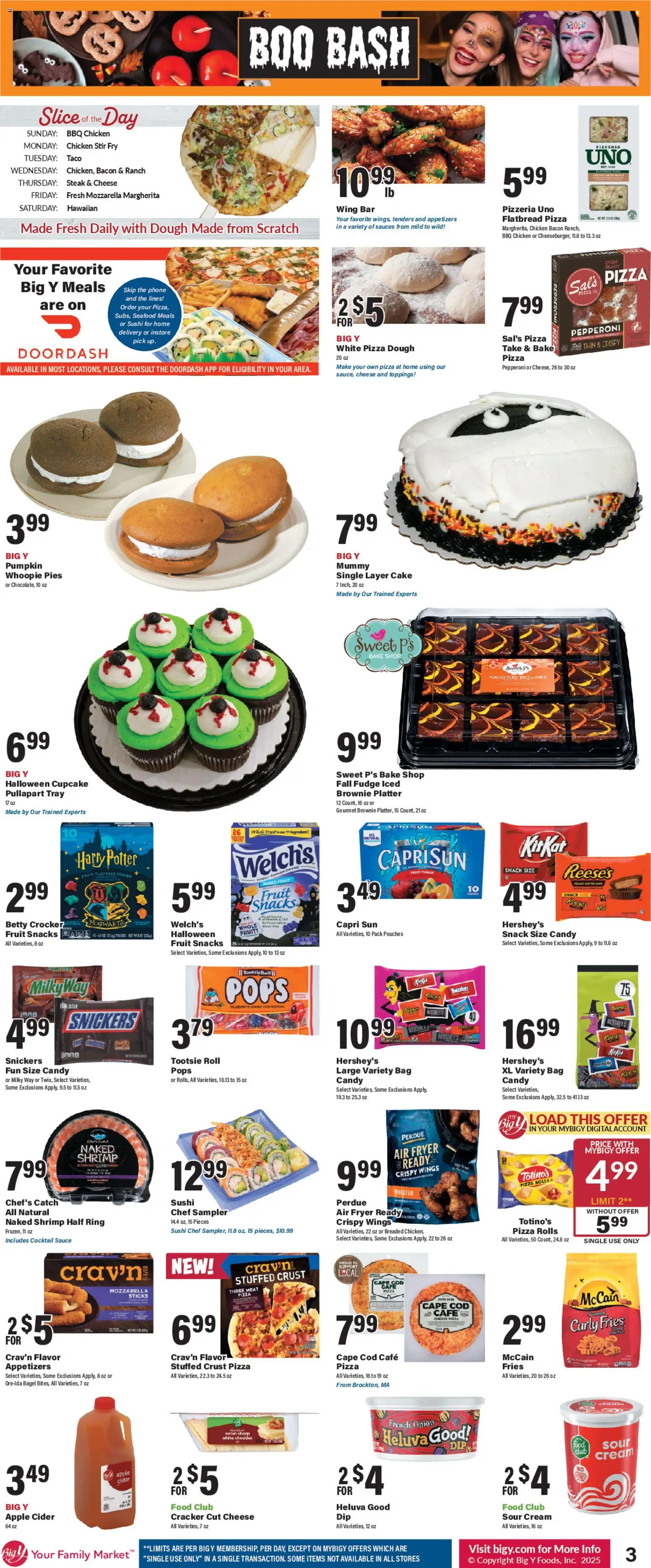 Big Y Weekly Ad - valid from 29.10.2025 | Page: 5 | Products: Ring, Seafood, Cupcake, Oven