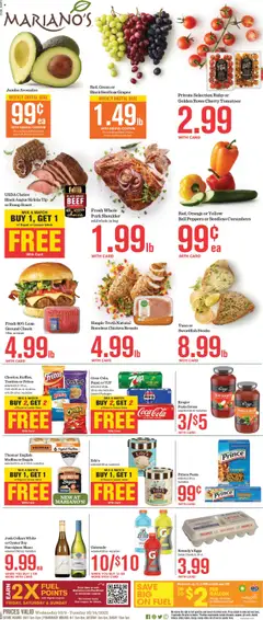 Preview of Mariano's weekly ads valid from 08.10.2025