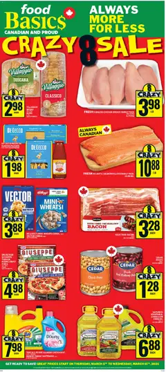 Preview of Food Basics weekly flyer - Cornwall from shop Food Basics valid from 05.03.2026