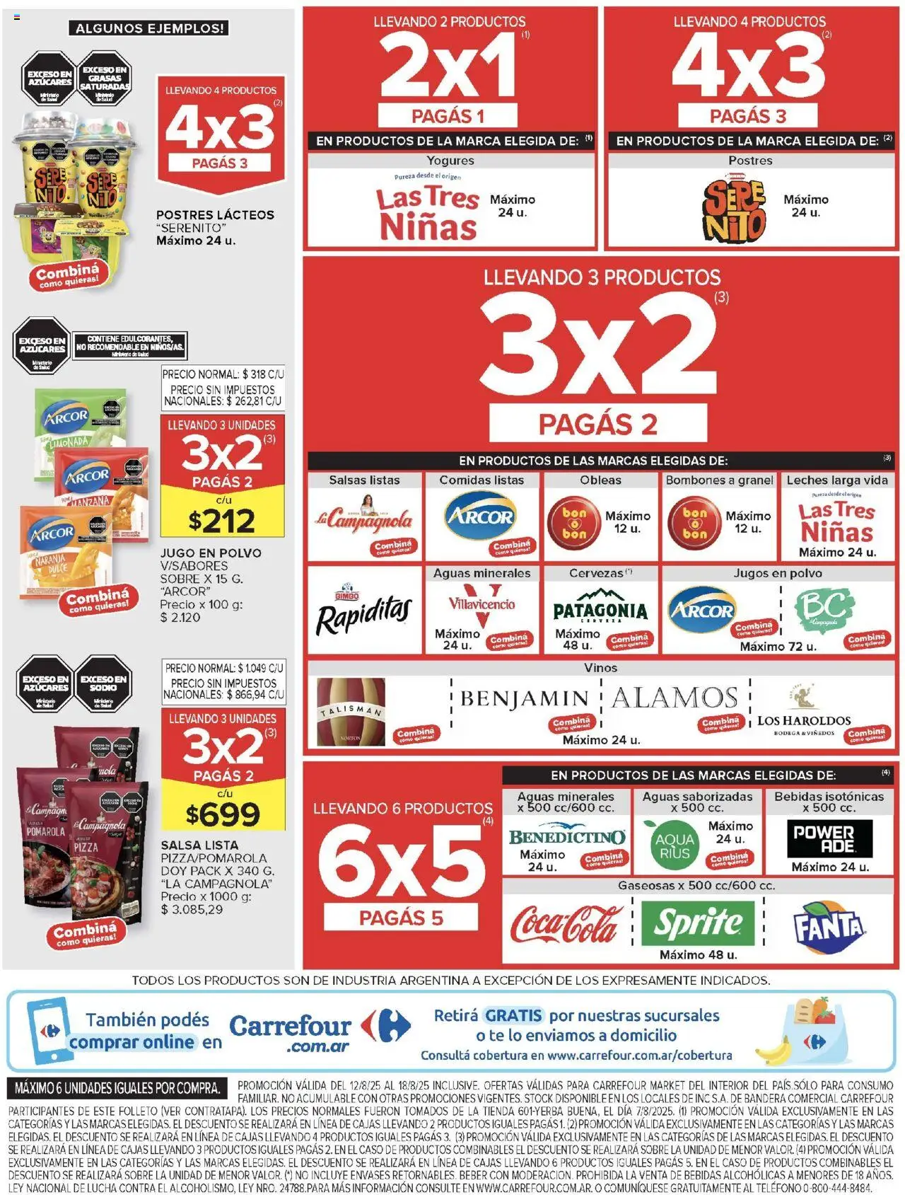 Carrefour Market catálogo │ válido desde el 12.08.2025 | Página: 7 | Productos: Sobre, Bombones, Polvo, Té