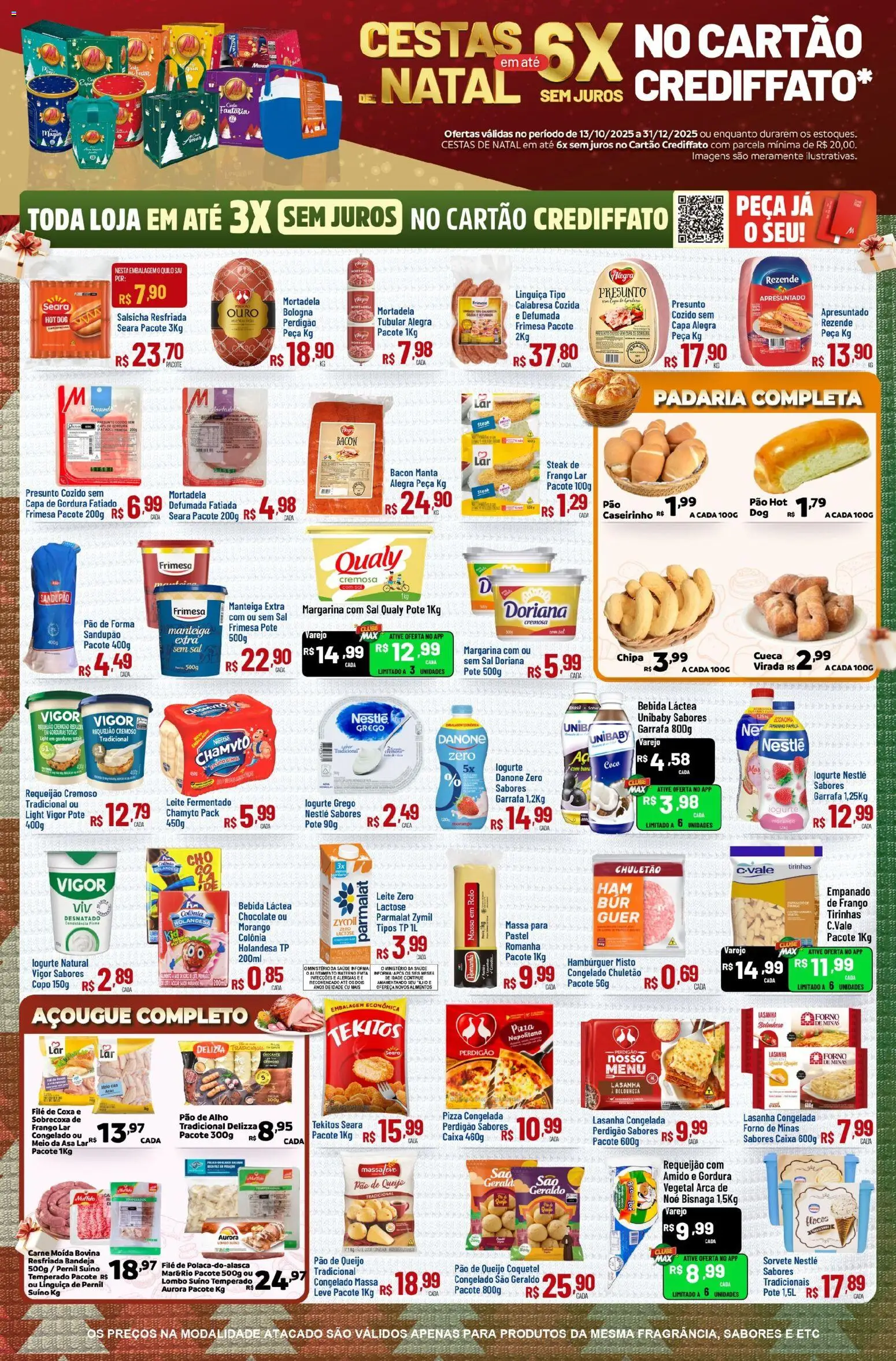 Max Atacadista Folheto - válido de 15.12.2025 | Página: 6 | Produtos: Rolo, Hambúrguer, Sorvete, Frango