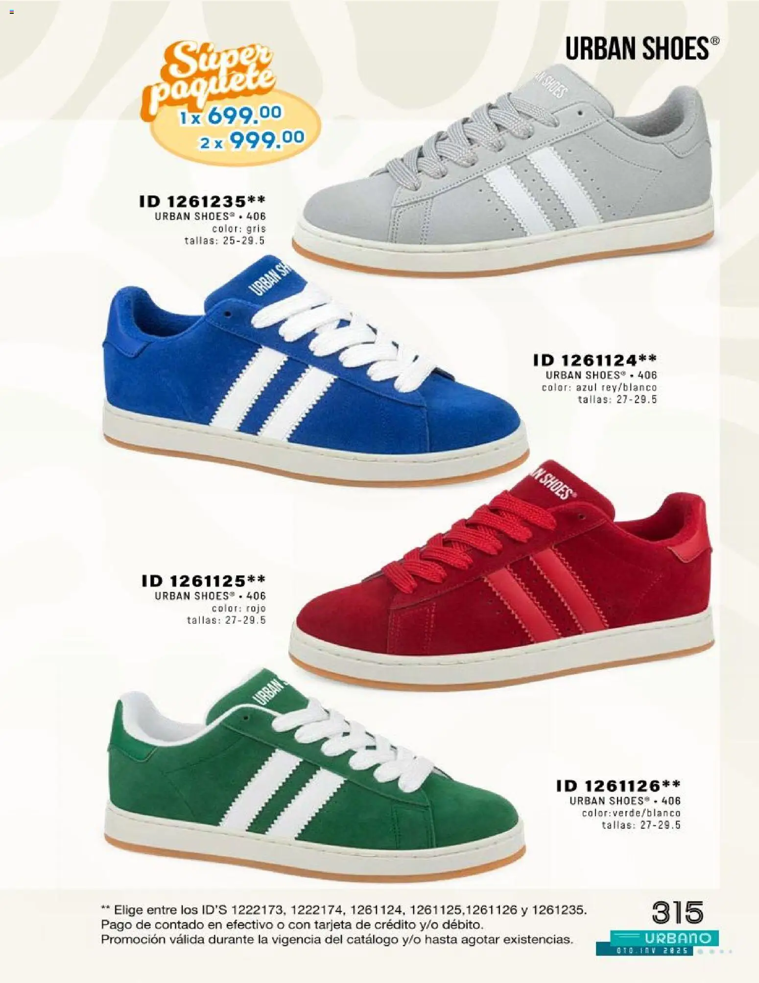 Nuevas ofertas de Price Shoes válidas en toda la República Mexicana desde el 04.12.2025. ¡Encuentra las mejores ofertas en Price Shoes catálogo Urbano! | Página: 315