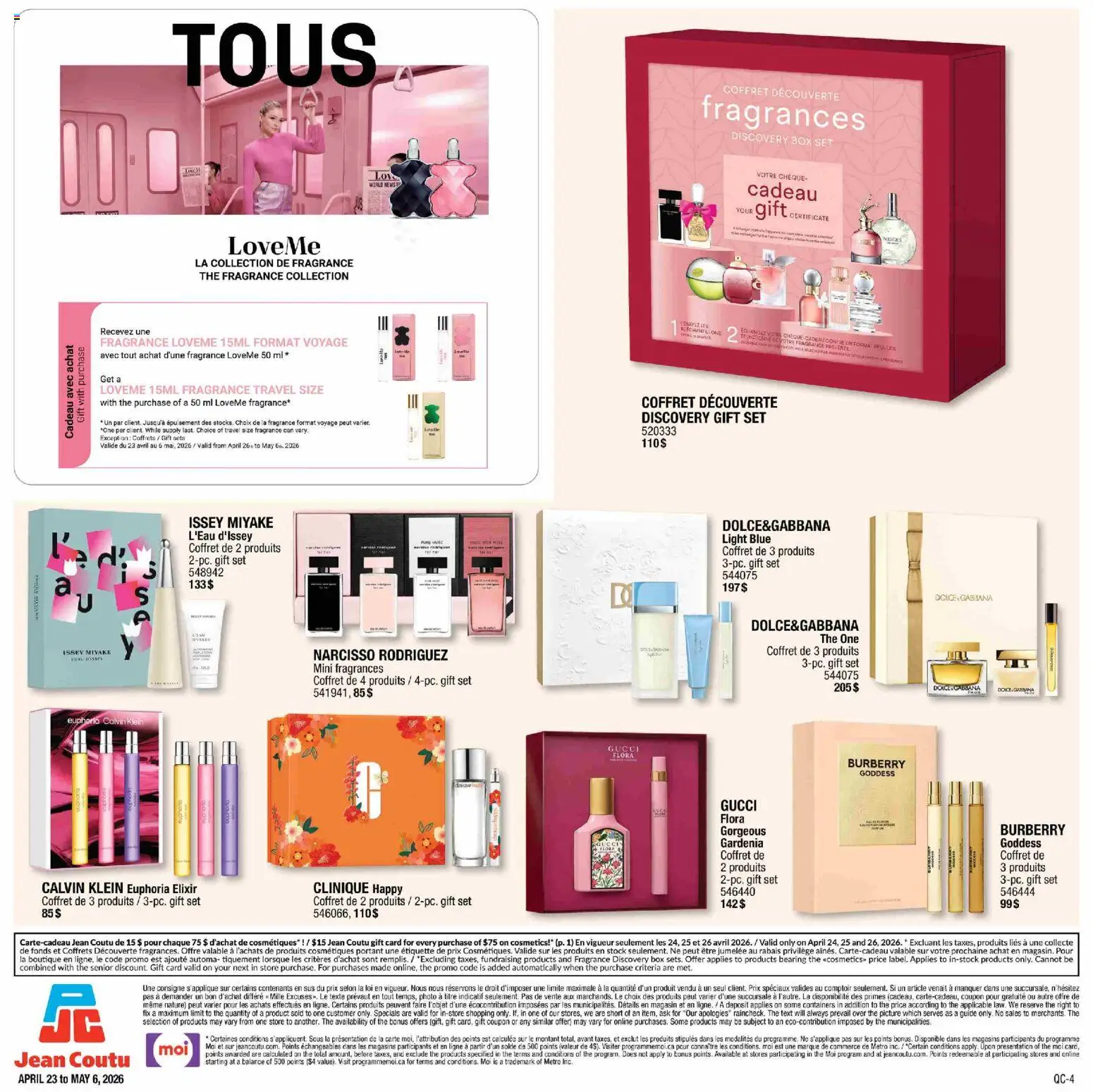 Jean Coutu flyer valid from 23.04.2026 | Page: 8 | Products: Fragrance, Box