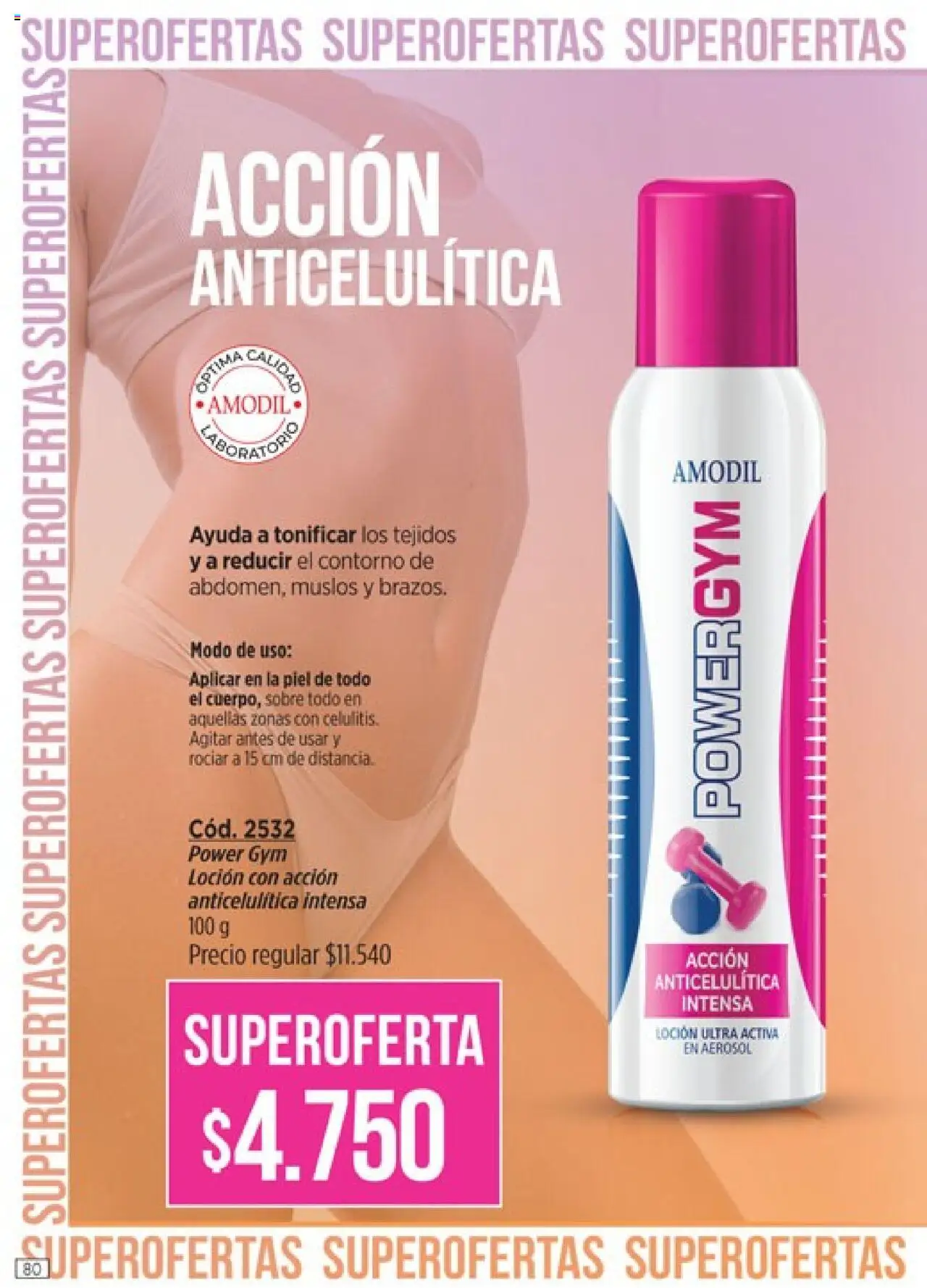 Catálogo Amodil Campaña 11 │ válido desde el 13.06.2025 | Página: 80 | Productos: Sobre, Contorno, Loción