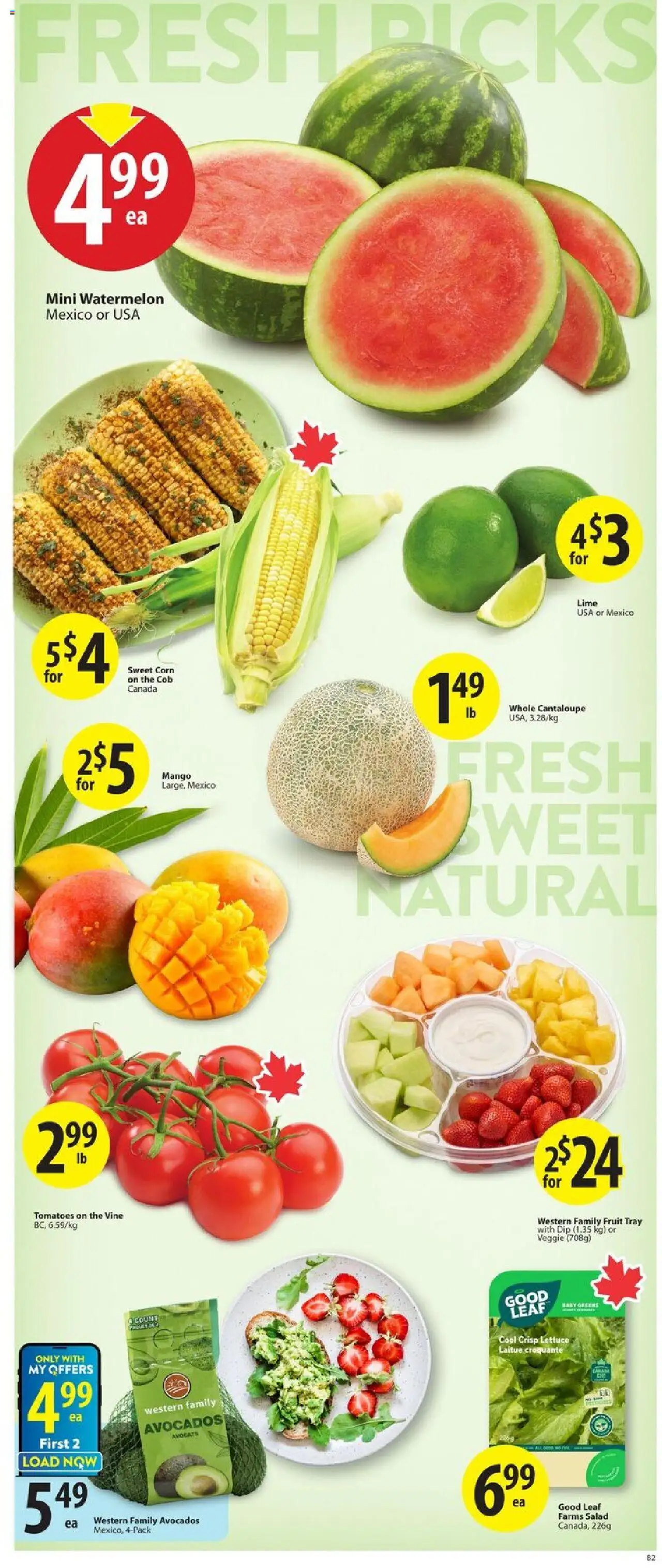 Save on foods flyer valid from 31.07.2025 | Page: 4 | Products: Salad, Tomatoes