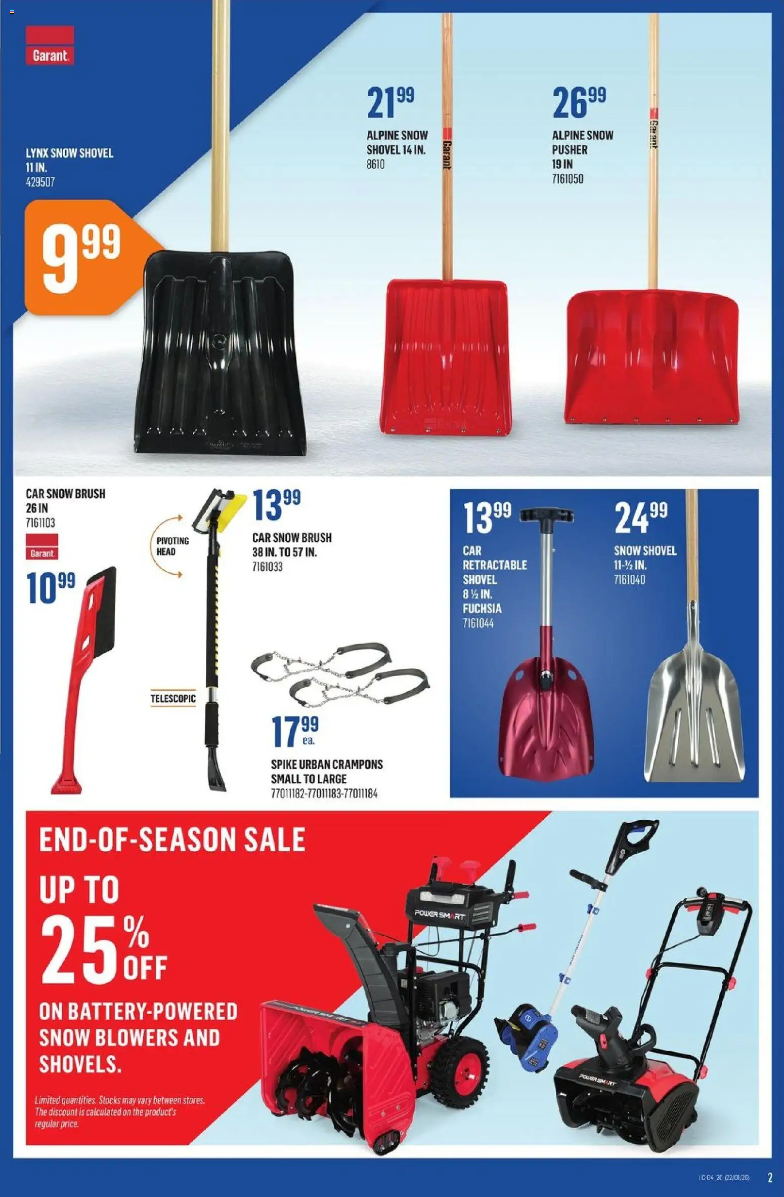 Canac flyer valid from 22.01.2026 | Page: 2 | Products: Powder, Brush