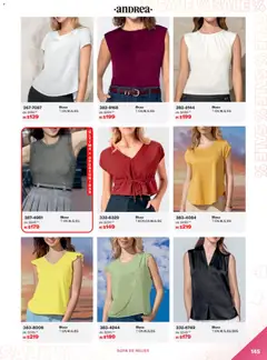Vista previa de Andrea catálogo Outlet, nuevo folleto de la tienda, válido en México a partir del 21.12.2025 | Página: 145 | Productos: Blusa, Ropa