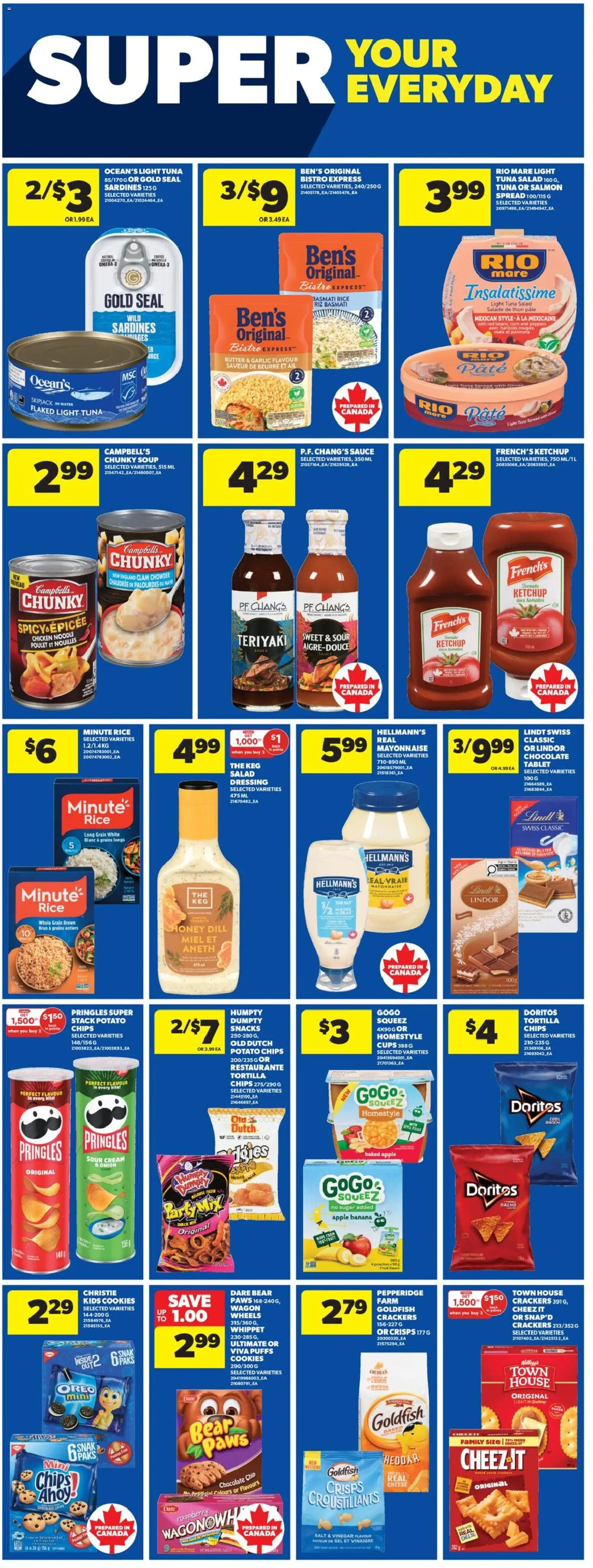 Real Canadian Superstore flyer valid from 01.01.2026 | Page: 18 | Products: Sour cream, Ketchup, Cheese, Chocolate