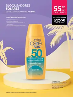 Vista previa de folleto Avon catálogo - Campaña 6 de la Avon válido desde 01.04.2026 | Página: 162 | Productos: Protector solar