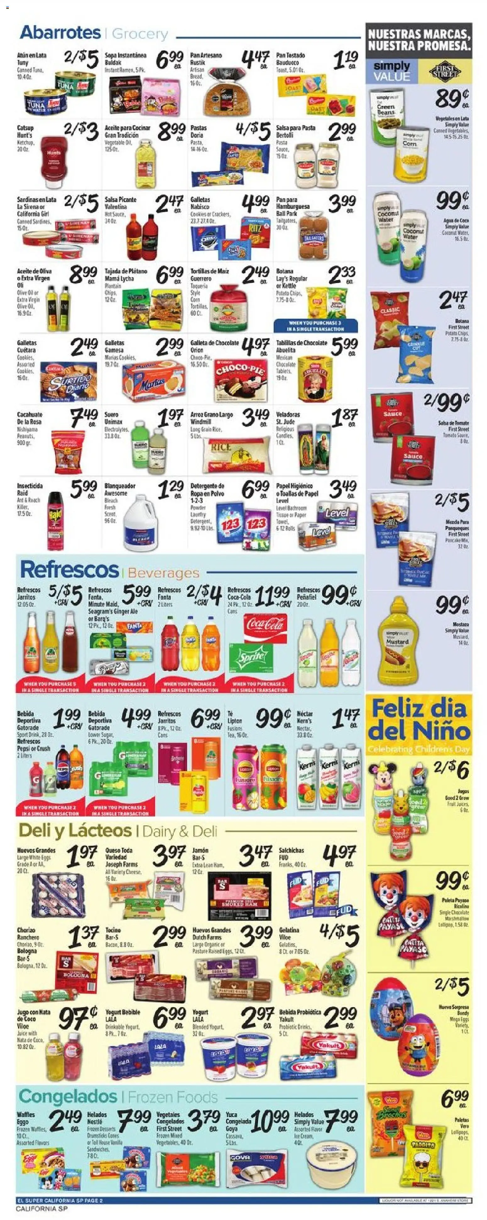 El Super Weekly Ad - valid from 22.04.2026 | Page: 2 | Products: Ginger, Pan, Oil, Sauce