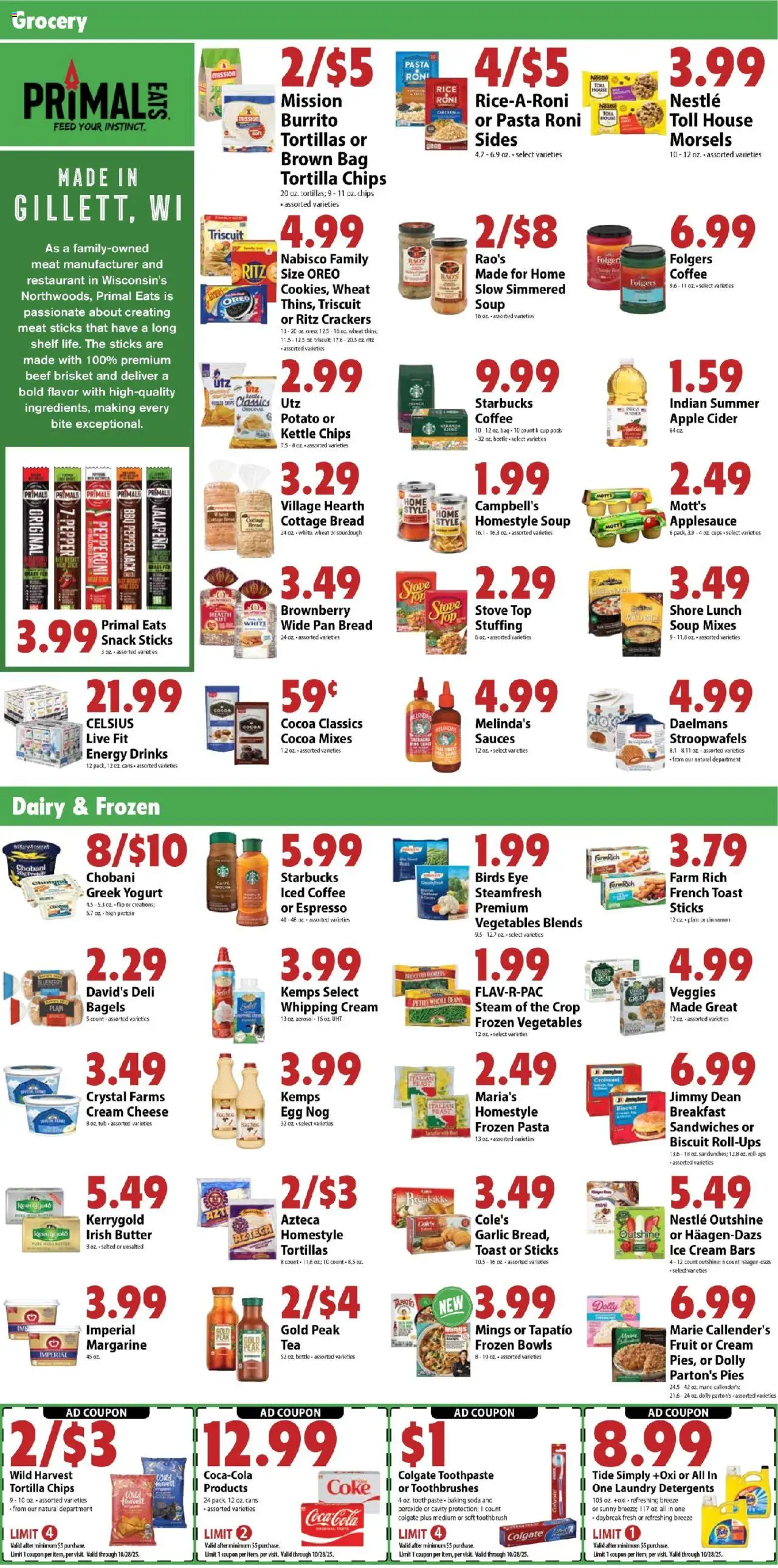 Festival Foods Weekly Ad - valid from 22.10.2025 | Page: 4 | Products: Cider, Coffee, Toothpaste, Chips