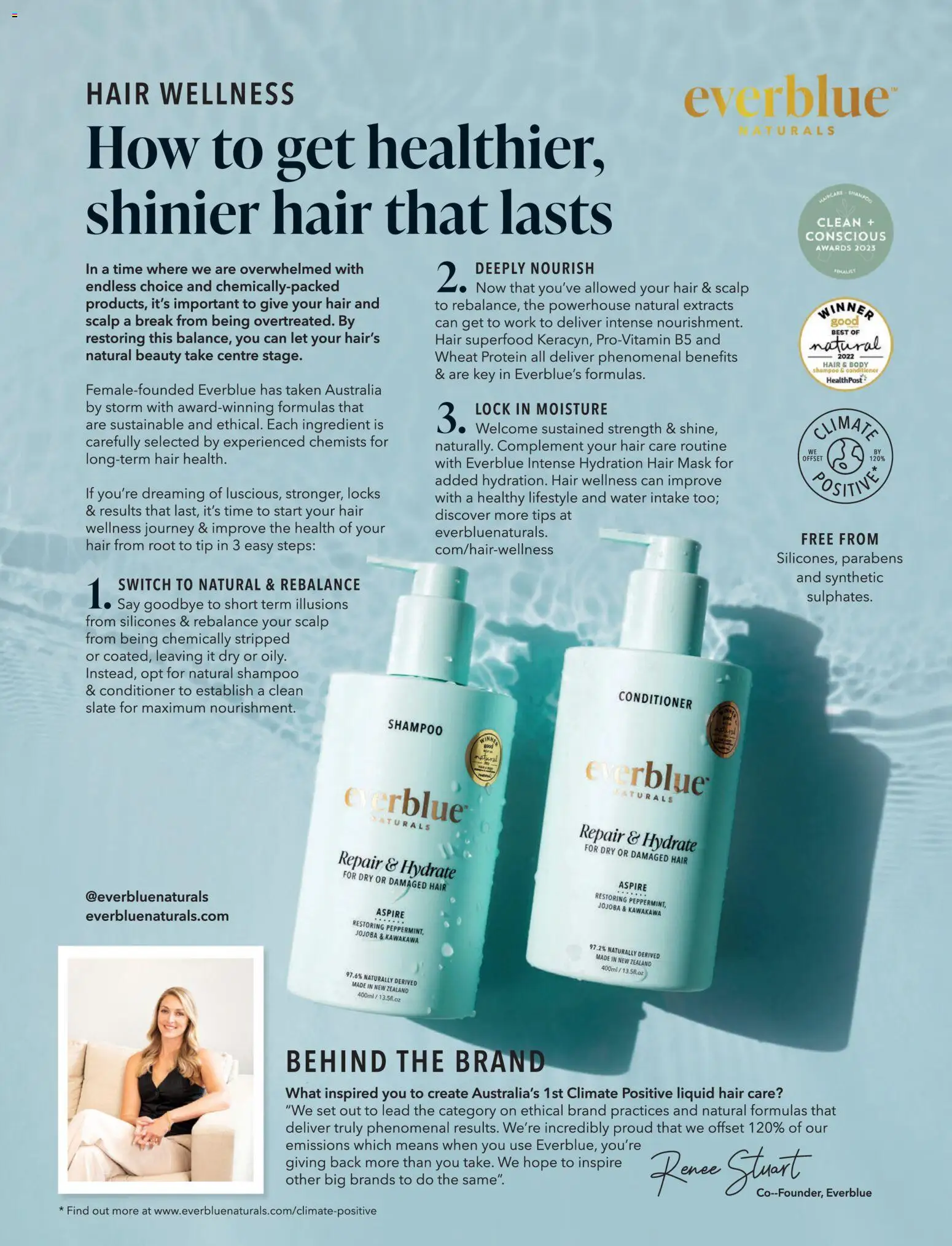 Coles catalogue - valid from 07.04.2026 | Page: 28 | Products: Shampoo, Mask, Water, Sustainable