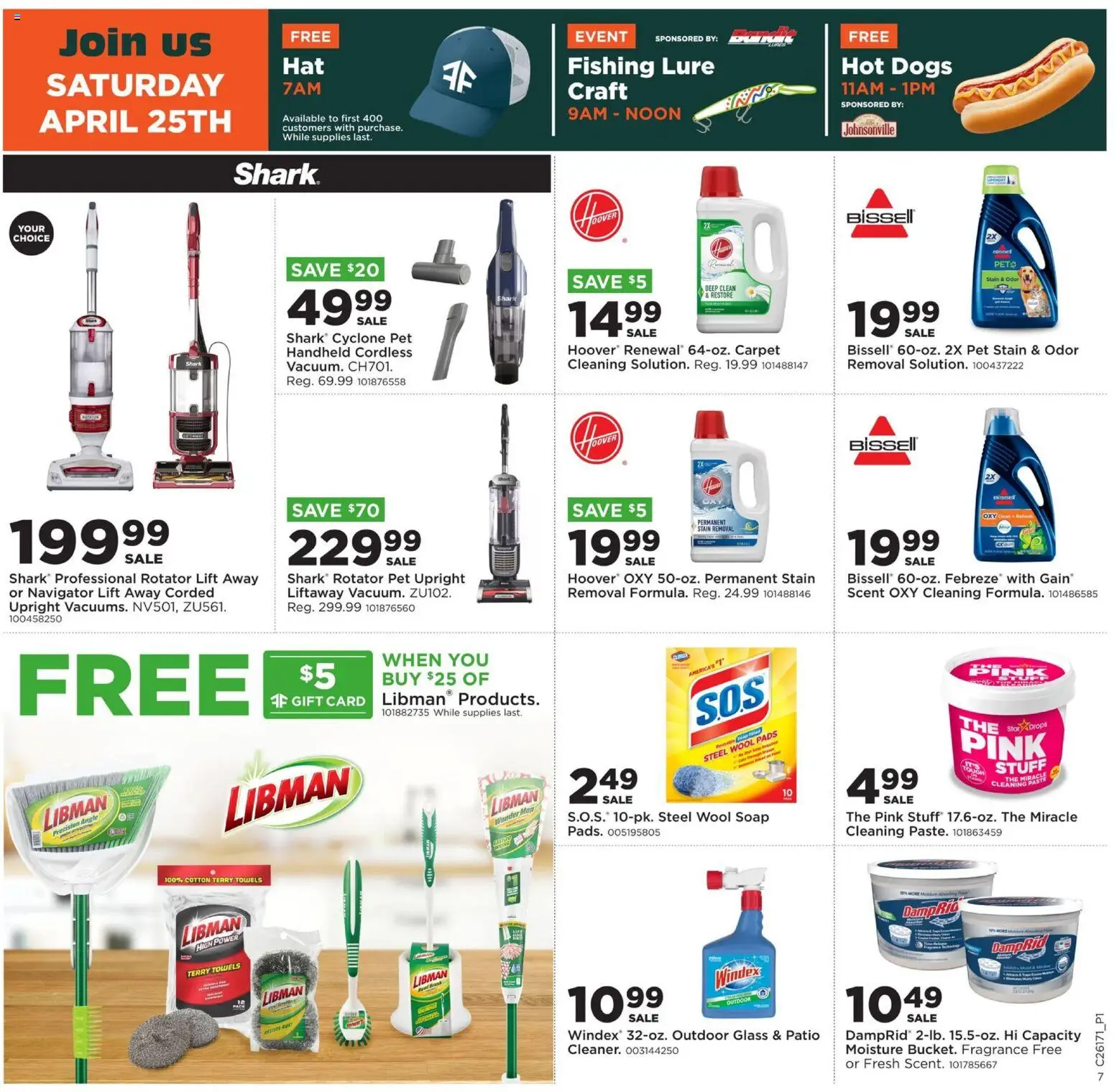 Mills Fleet Farm Weekly Ad - valid from 20.04.2026 | Page: 10 | Products: Carpet, Fragrance, Lure, Pads