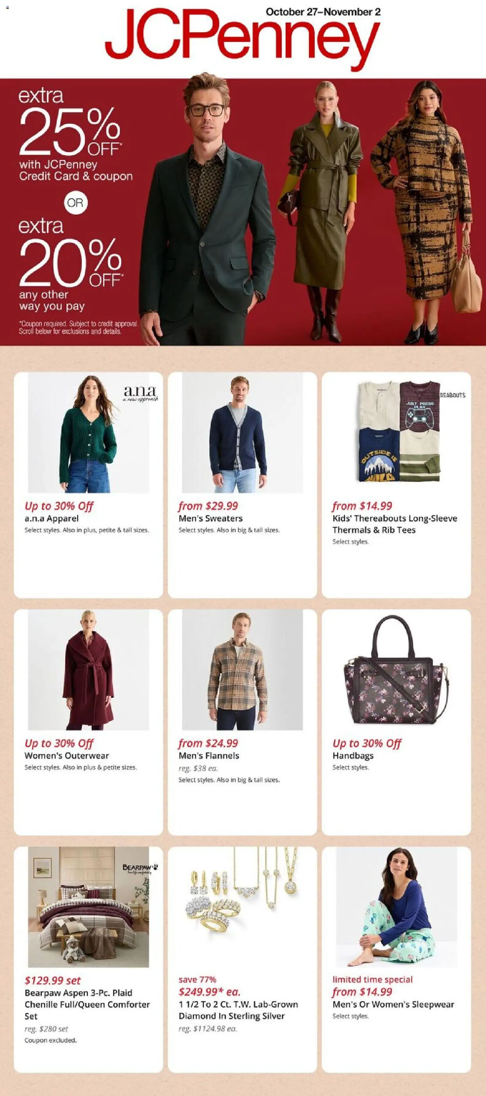 JCPenney Weekly Ad - valid from 27.10.2025 | Page: 1