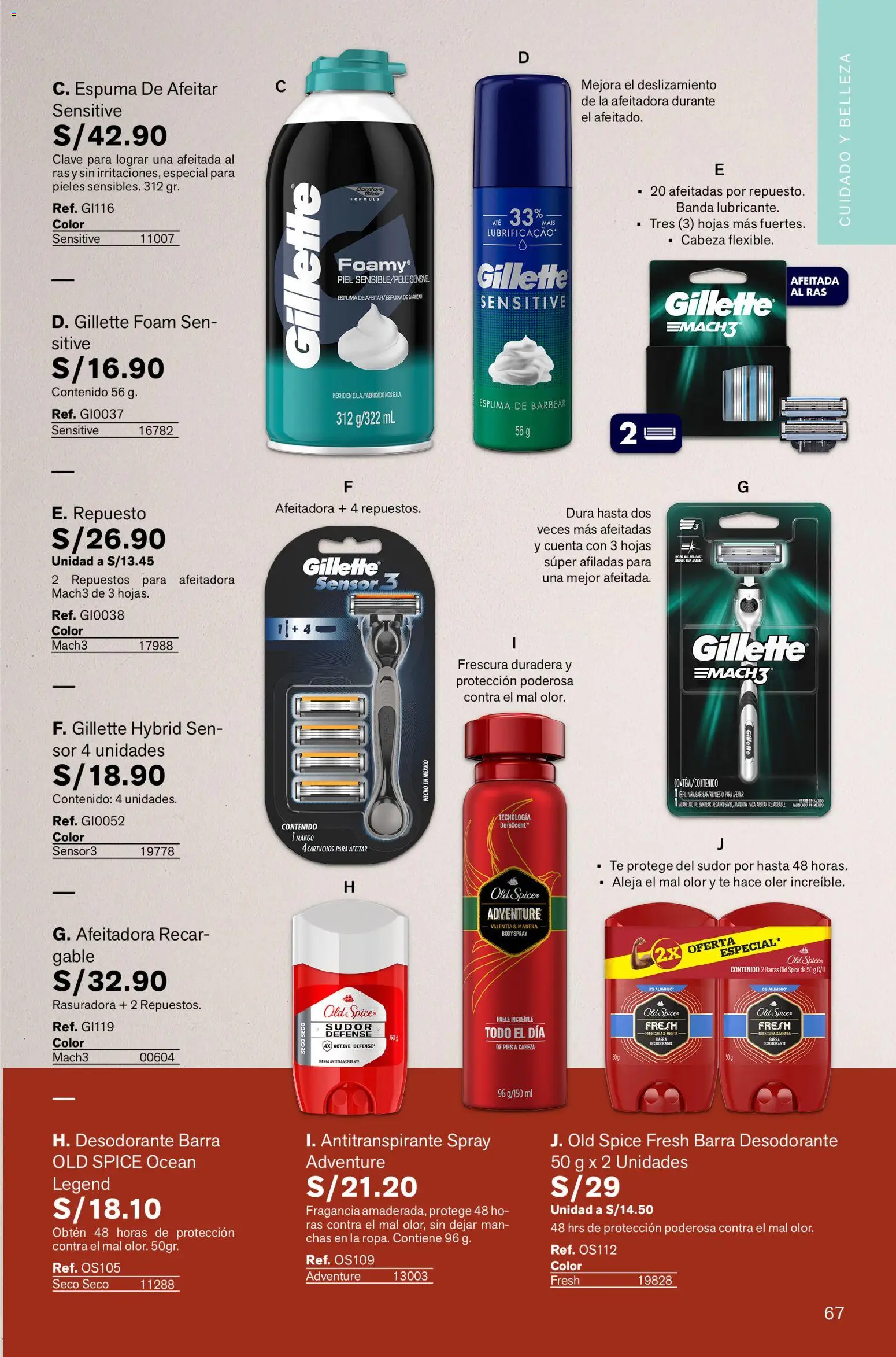 Catálogo Leonisa válido desde 05.12.2025 | Página: 67 | Productos: Espuma de afeitar, Desodorante, Té, Fragancia