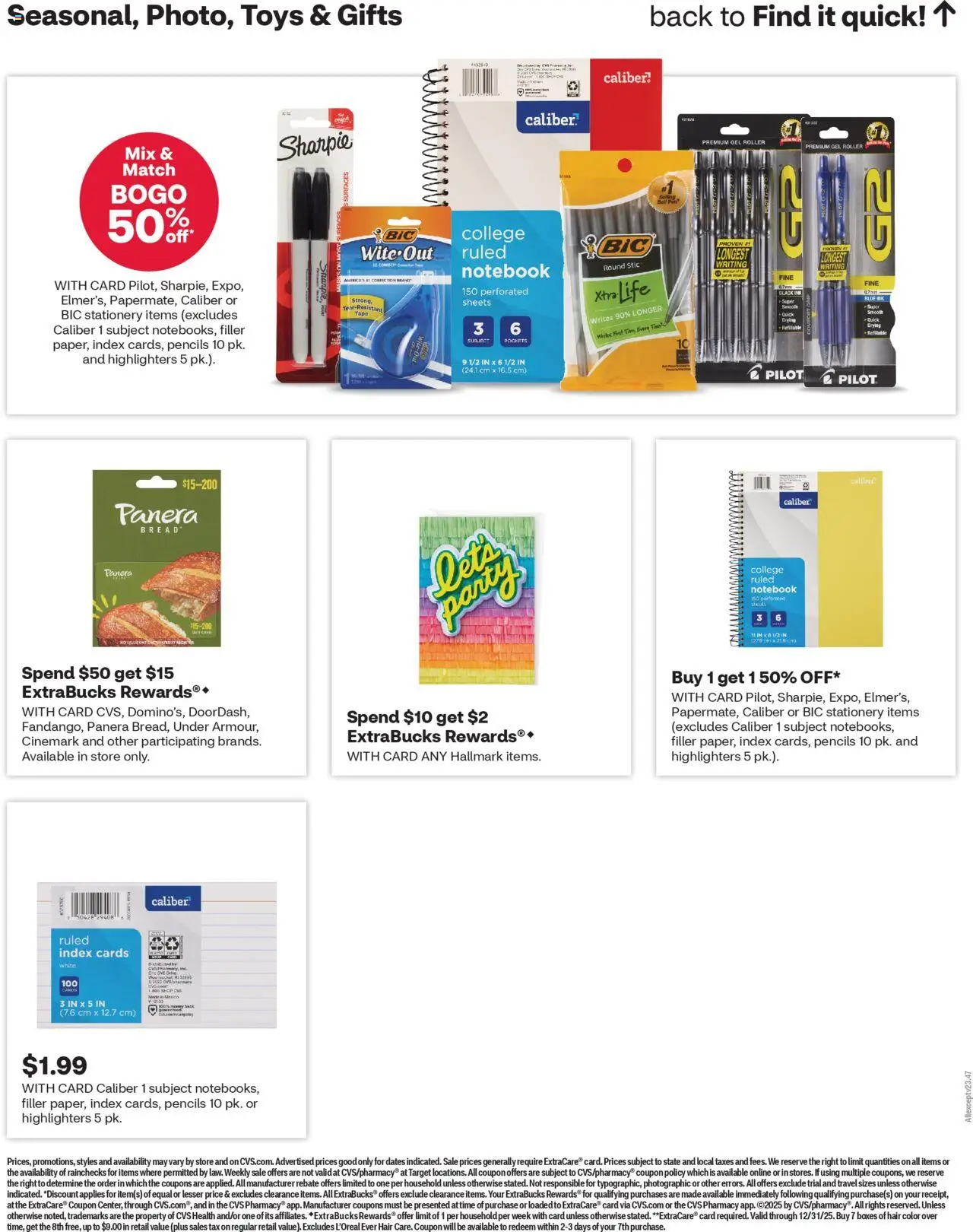 CVS Pharmacy Weekly Ad - KS - valid from 13.07.2025 | Page: 19 | Products: Ink, Hair color, Notebook
