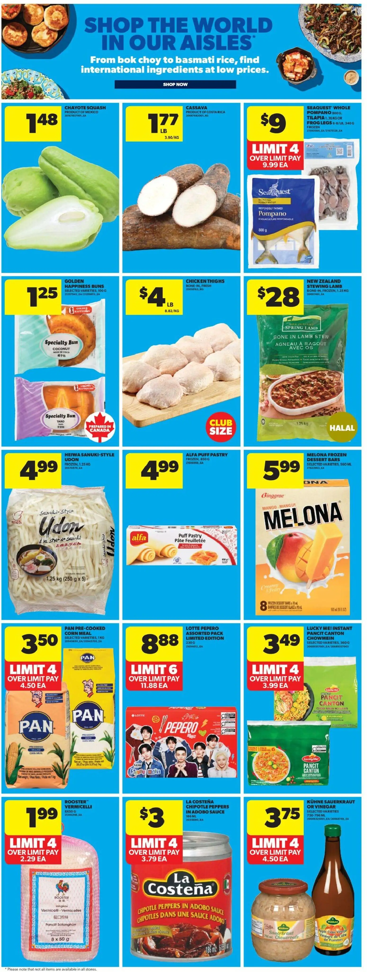 Real Canadian Superstore flyer valid from 09.04.2026 | Page: 24 | Products: Fish, Noodles, Chicken