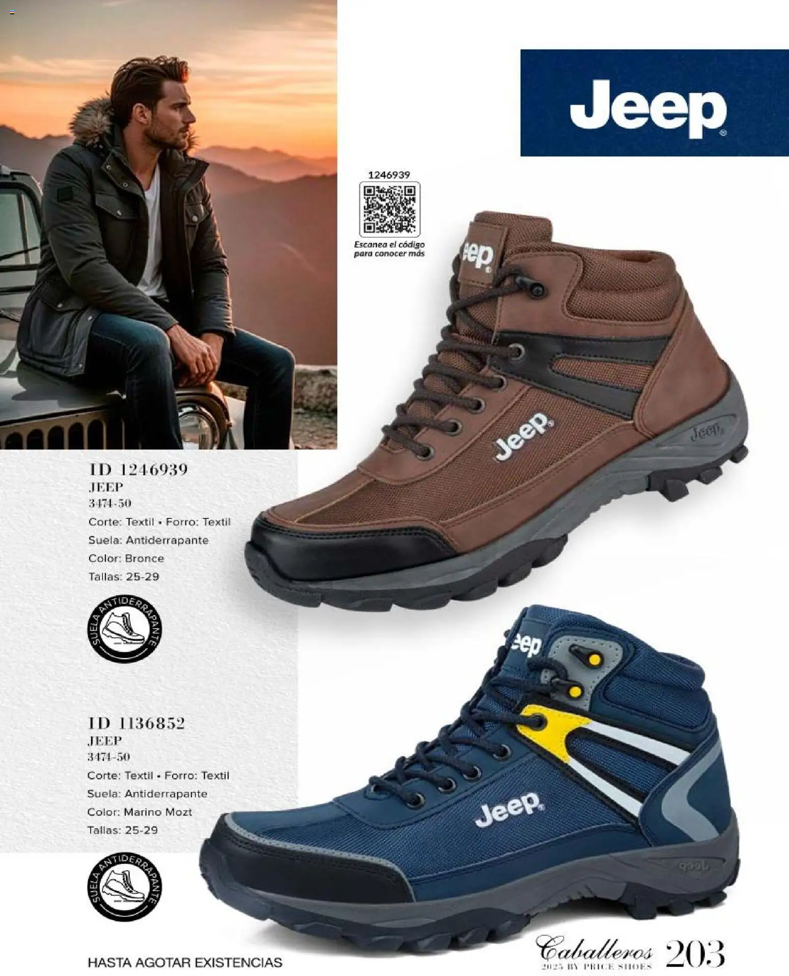 Nuevas ofertas de Price Shoes válidas en toda la República Mexicana desde el 26.11.2025. ¡Encuentra las mejores ofertas en Price Shoes catálogo Caballeros! | Página: 203