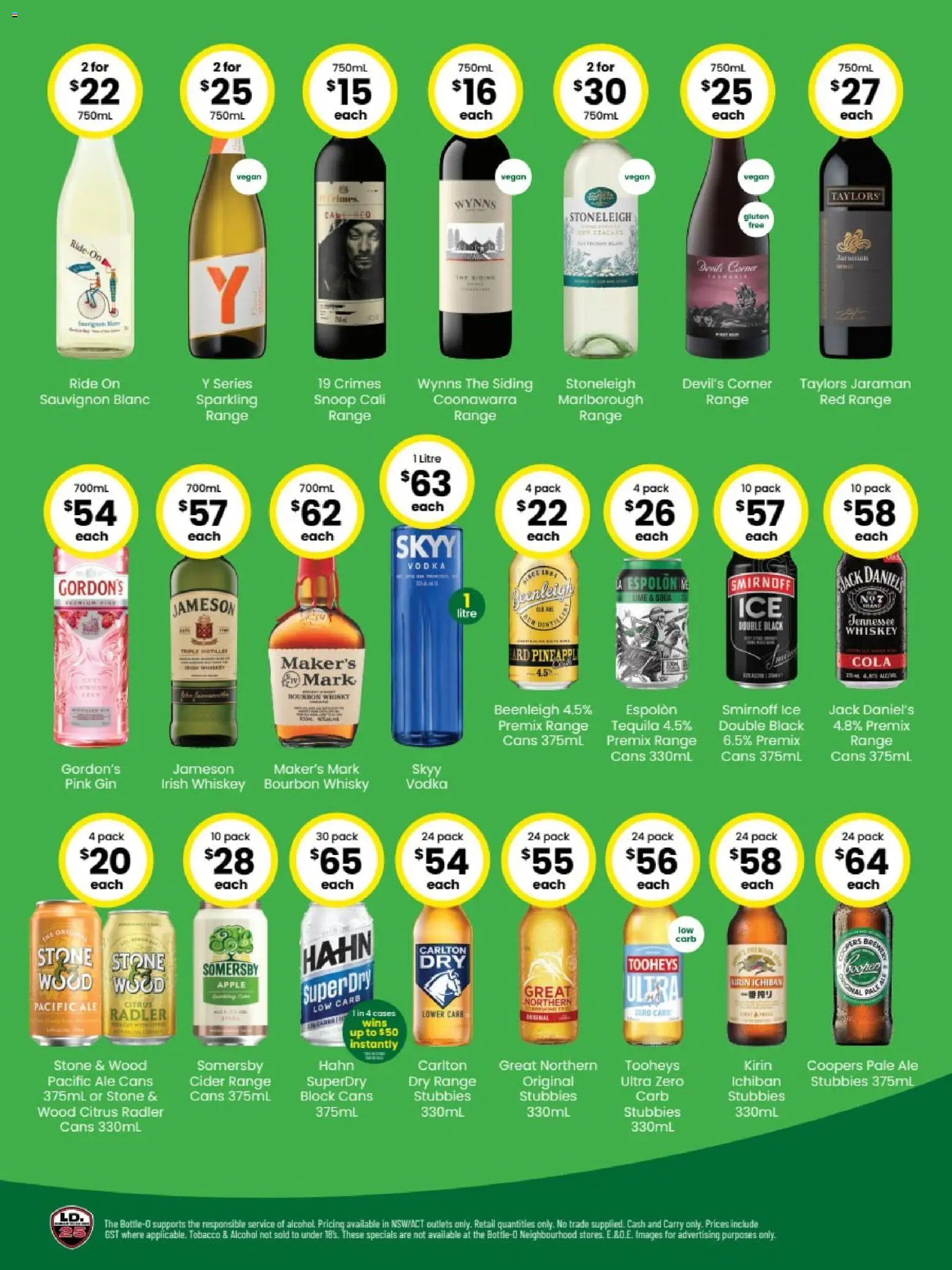 The Bottle-O catalogue - valid from 27.10.2025 | Page: 2 | Products: Bourbon, Vodka, Whiskey, Lime