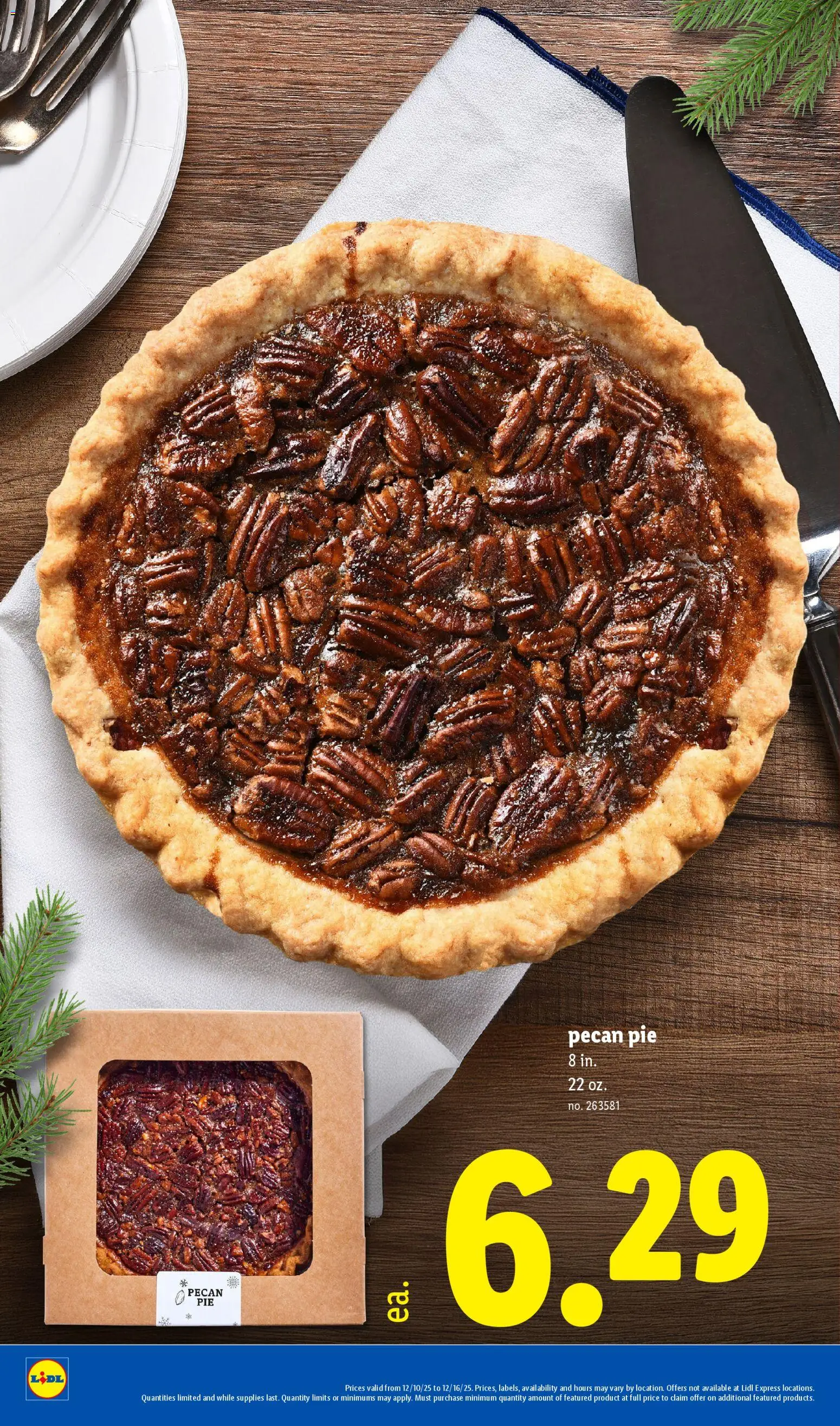 Lidl Weekly Ad - valid from 10.12.2025 | Page: 8 | Products: Pecan Pie