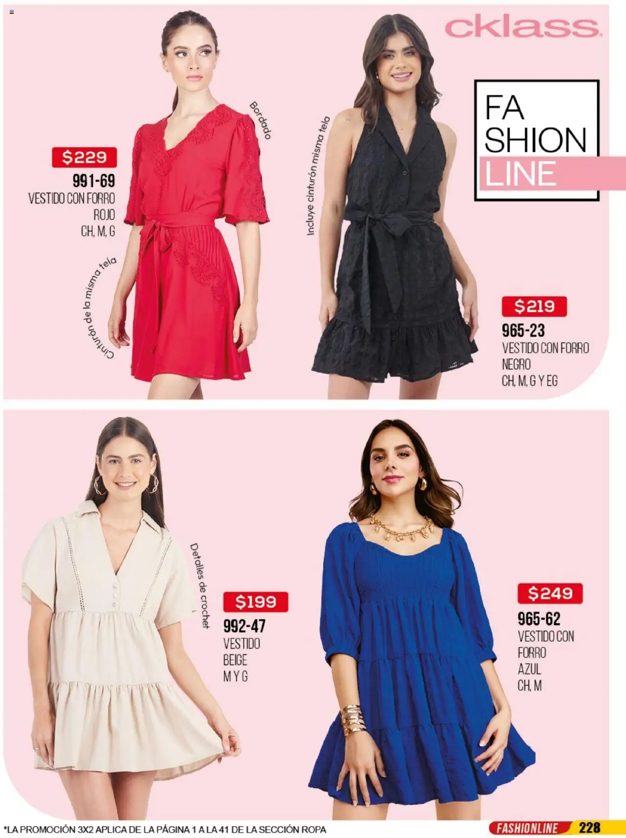 Nuevas ofertas de Cklass válidas en toda la República Mexicana desde el 30.05.2025. ¡Encuentra las mejores ofertas en Cklass catálogo Rebajas Ropa! | Página: 229 | Productos: Cinturón, Ropa, Vestido