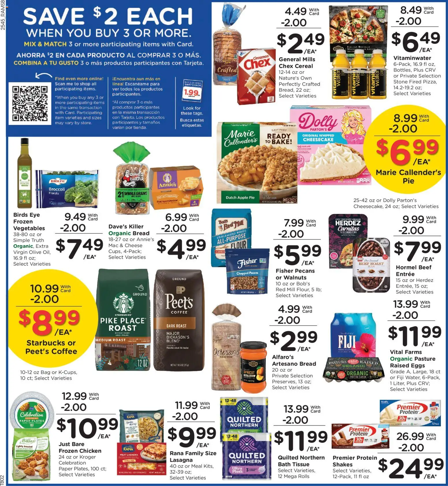 Ralphs Weekly Ad - CA - valid from 10.12.2025 | Page: 4 | Products: Bakery, Cheese, Eggs, Water
