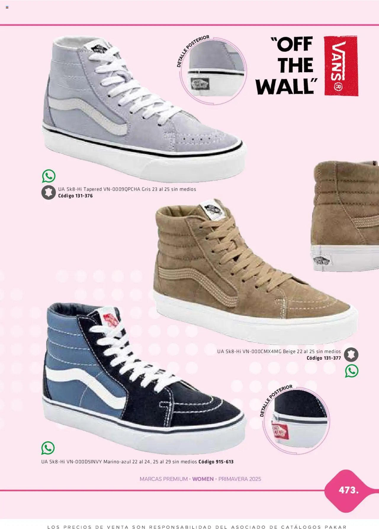 Nuevas ofertas de SC Pakar válidas en toda la República Mexicana desde el 06.03.2025. ¡Encuentra las mejores ofertas en SC Pakar catálogo Women! | Página: 473