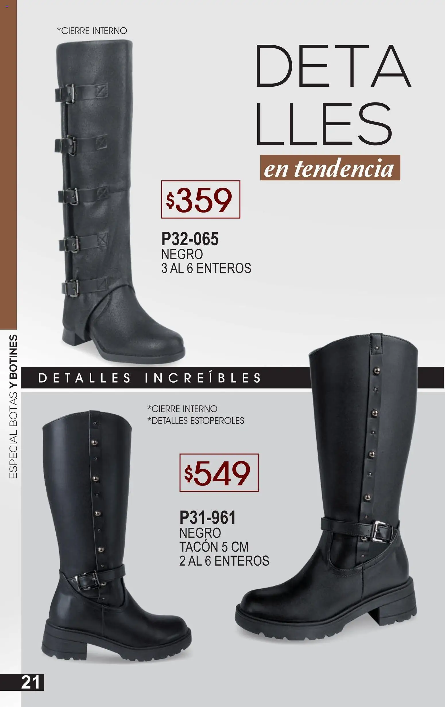 Nuevas ofertas de Cklass válidas en toda la República Mexicana desde el 02.01.2026. ¡Encuentra las mejores ofertas en Cklass catálogo Especial Botas y Botines! | Página: 22 | Productos: Botas, Botines