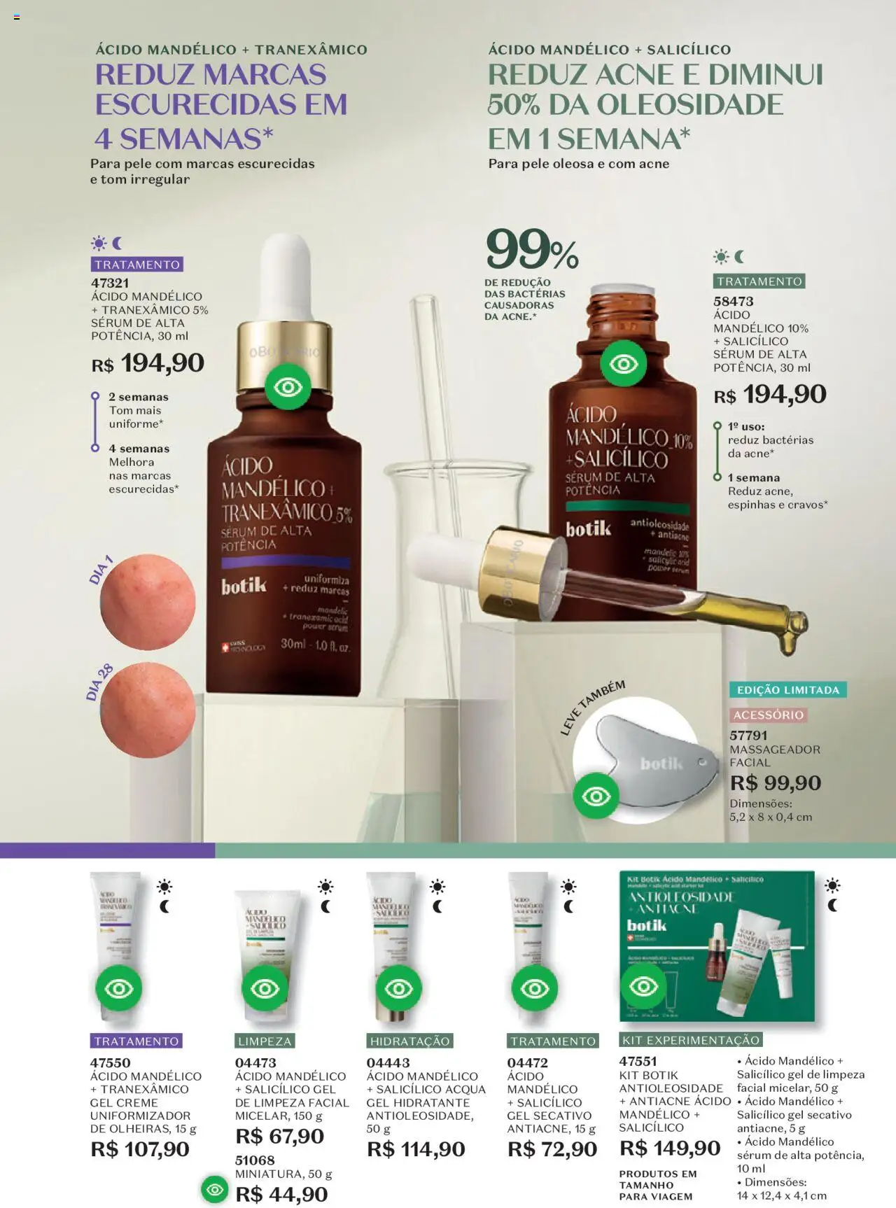 O Boticário Folheto - válido de 11.08.2025 | Página: 182 | Produtos: Livro, Sérum, Gel de limpeza, Creme