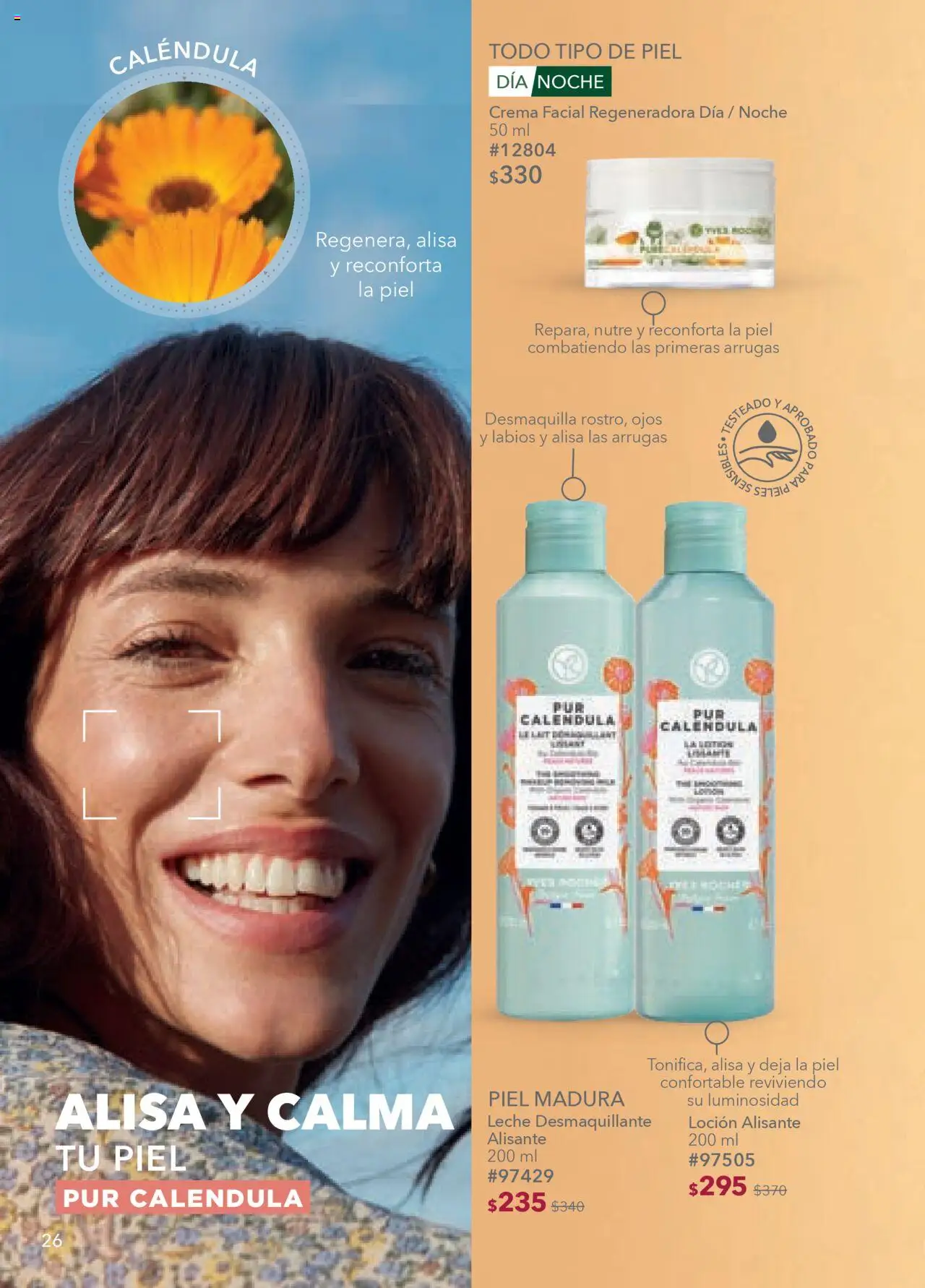 Nuevas ofertas de Yves Rocher válidas en toda la República Mexicana desde el 05.08.2025. ¡Encuentra las mejores ofertas en Yves Rocher - Campaña 11 2025! | Página: 26 | Productos: Crema, Leche desmaquillante, Desmaquillante, Loción