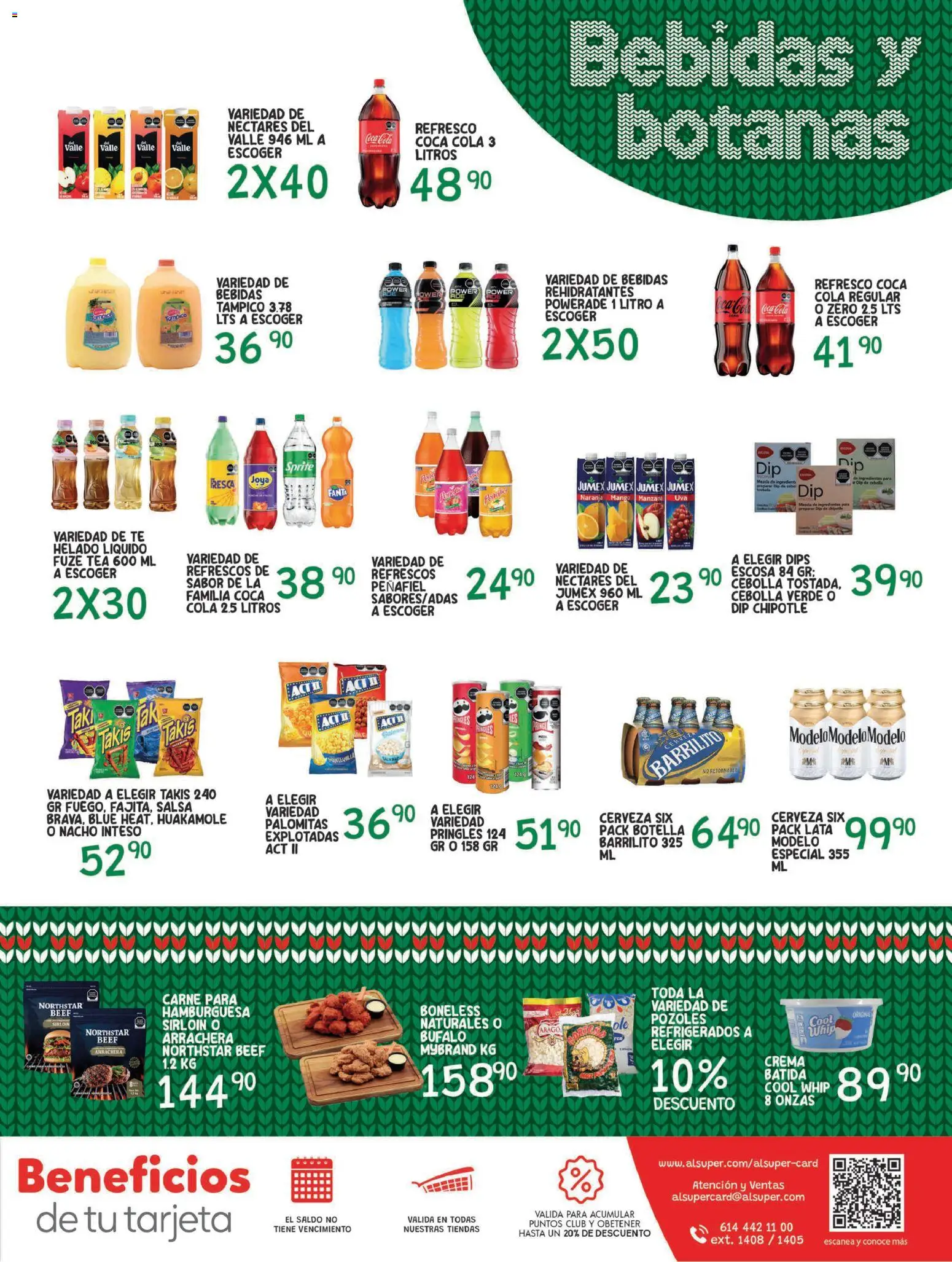Nuevas ofertas de Alsuper válidas en toda la República Mexicana desde el 25.11.2025. ¡Encuentra las mejores ofertas en Alsuper folleto Zacatecas! | Página: 7 | Productos: Refresco, Crema, Mango, Helado
