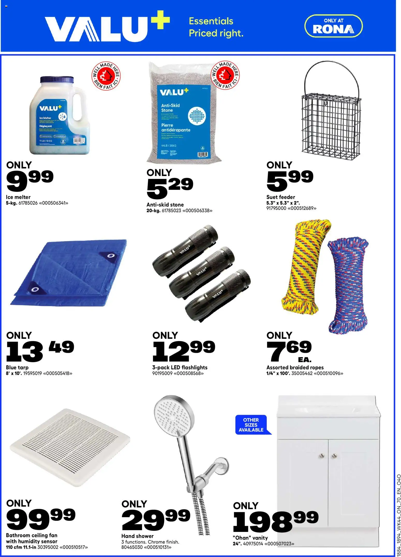 Rona flyer valid from 27.11.2025 | Page: 17 | Products: Fan, Shower