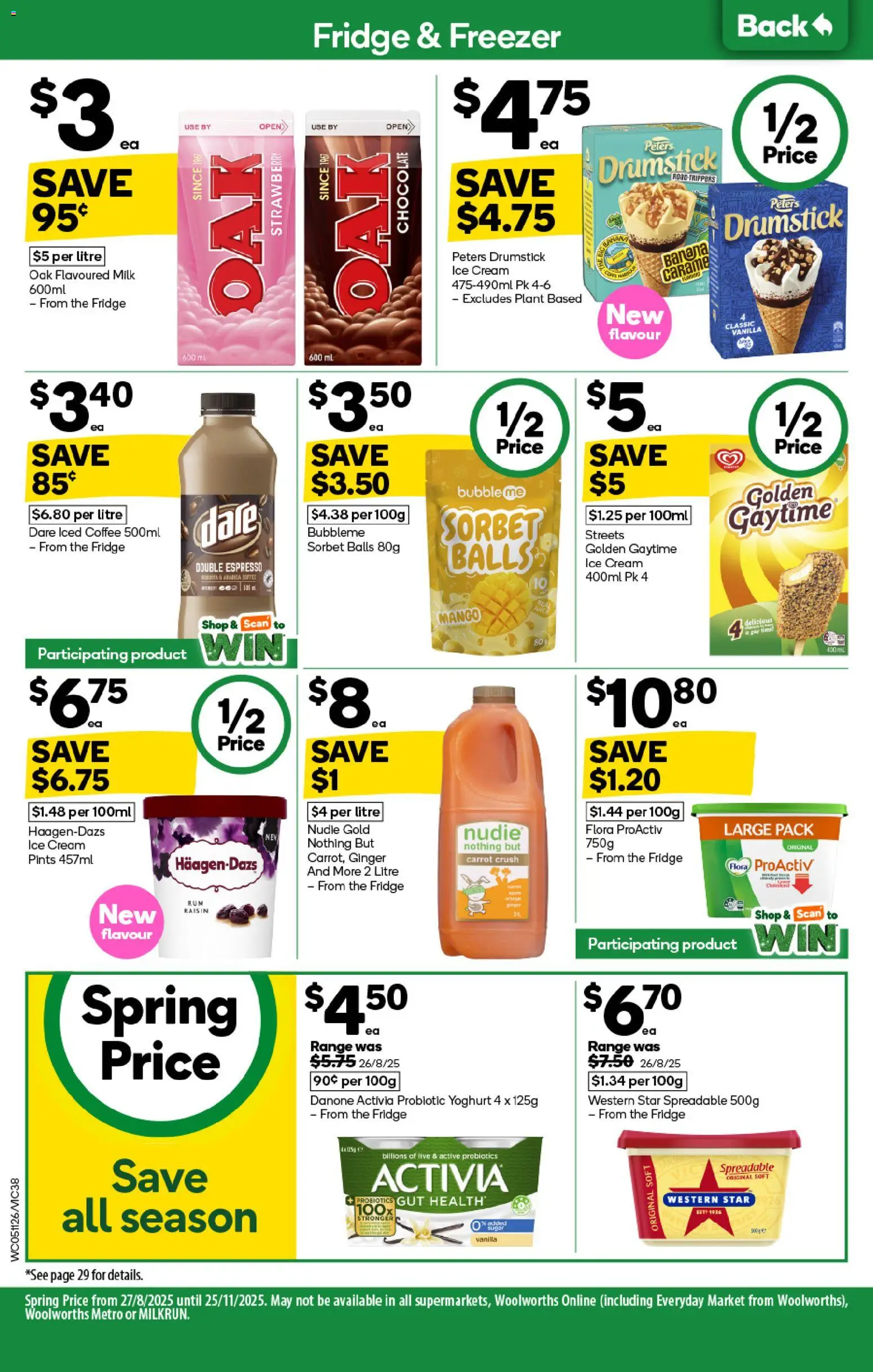 Woolworths catalogue - valid from 05.11.2025 | Page: 38 | Products: Plant, Sugar, Mango, Freezer