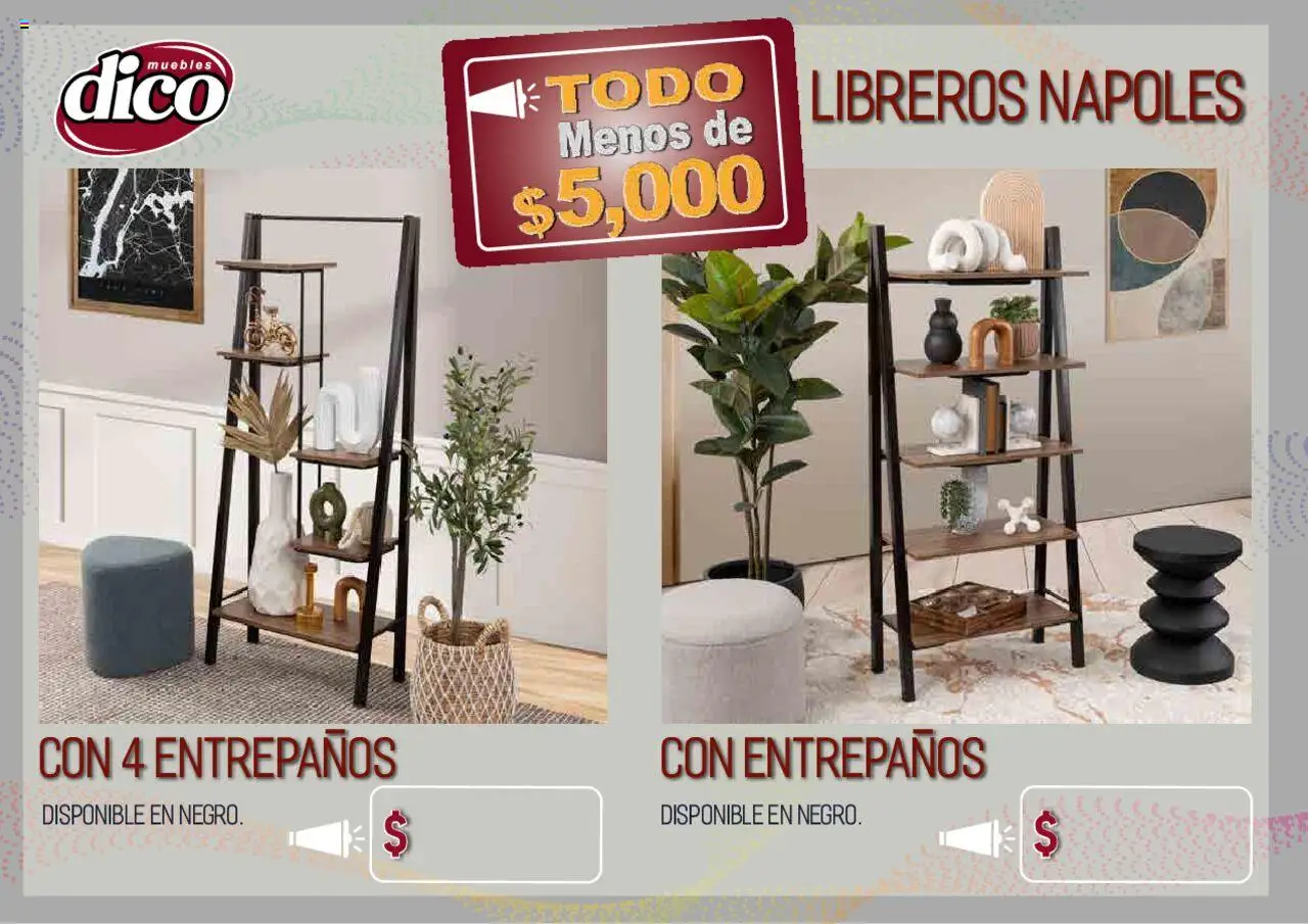 Nuevas ofertas de Muebles Dico válidas en toda la República Mexicana desde el 12.02.2025. ¡Encuentra las mejores ofertas en Muebles Dico catálogo Todo Menos! | Página: 56