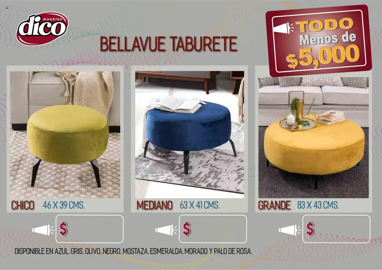 Nuevas ofertas de Muebles Dico válidas en toda la República Mexicana desde el 12.02.2025. ¡Encuentra las mejores ofertas en Muebles Dico catálogo Todo Menos! | Página: 56