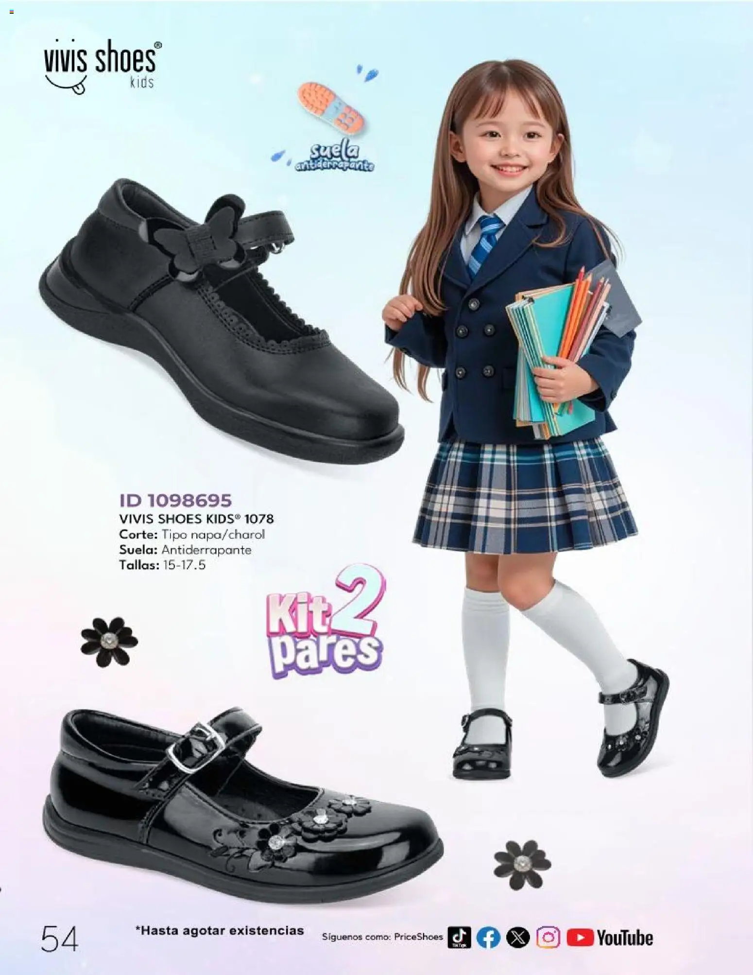 Nuevas ofertas de Price Shoes válidas en toda la República Mexicana desde el 06.12.2025. ¡Encuentra las mejores ofertas en Price Shoes catálogo Bebés! | Página: 54