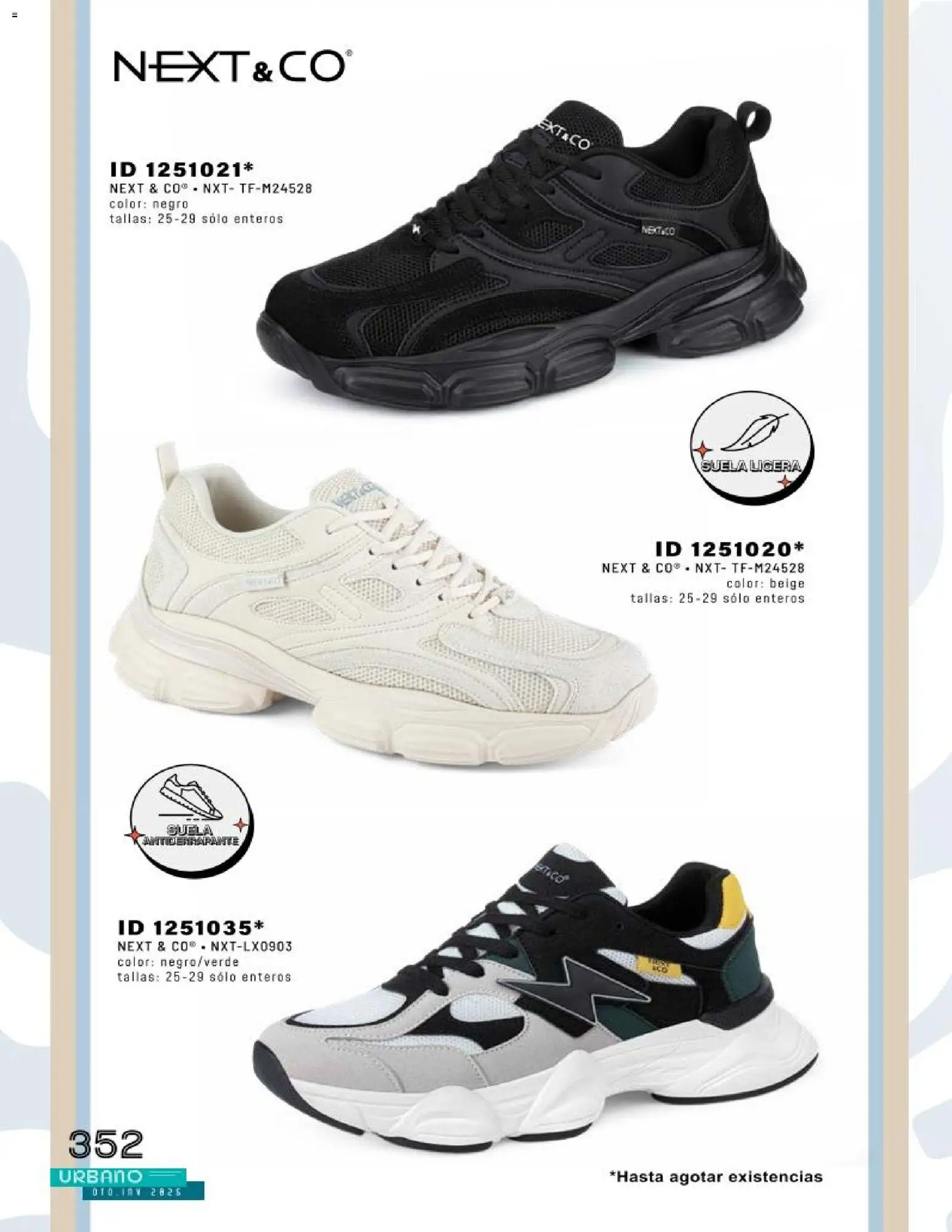 Nuevas ofertas de Price Shoes válidas en toda la República Mexicana desde el 04.12.2025. ¡Encuentra las mejores ofertas en Price Shoes catálogo Urbano! | Página: 352