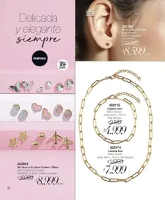 Vista previa Violetta catálogo válido desde el 09.10.2025 | Página: 204 | Productos: Pulsera, Aros, Cadena, Alargue
